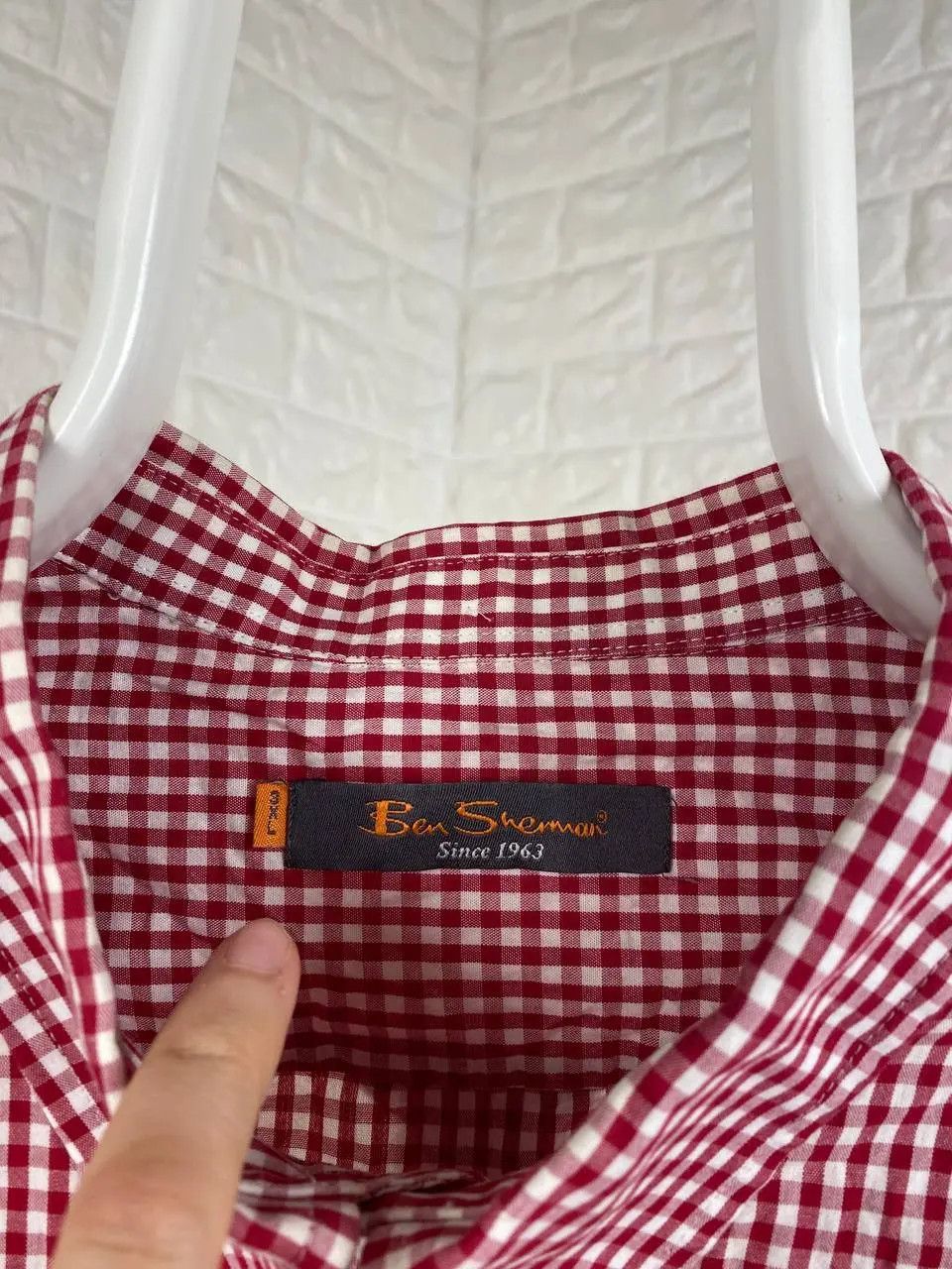 Ben Sherman Vintage Ben Sherman Red Gingham Check Long Sleeve Shirt Size US XL / EU 56 / 4 - 3 Thumbnail
