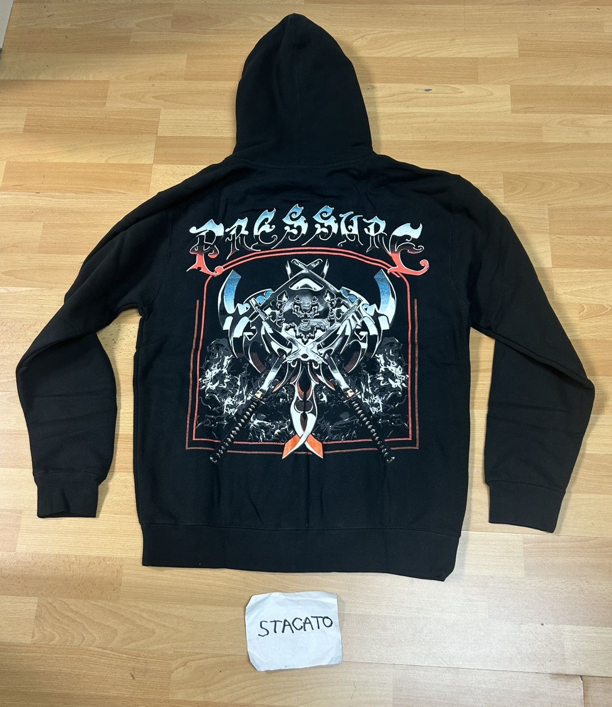 Hollow Squad × Xavier Wulf / Hollow Squad Pressure x Hollow Squad Xavier Wulf Zip Up Hoodie Black Size US M / EU 48-50 / 2 - 1 Thumbnail