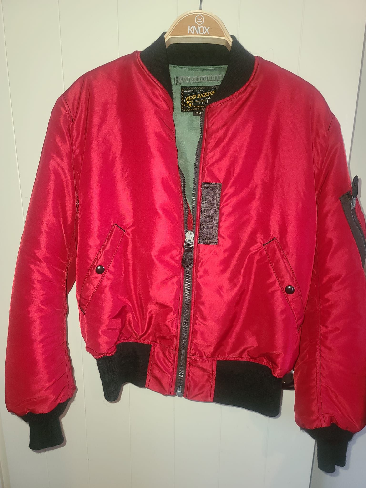 Buzz Rickson's Buzz Rickson Blazing Red MA-1 Size US M / EU 48-50 / 2 - 3 Thumbnail