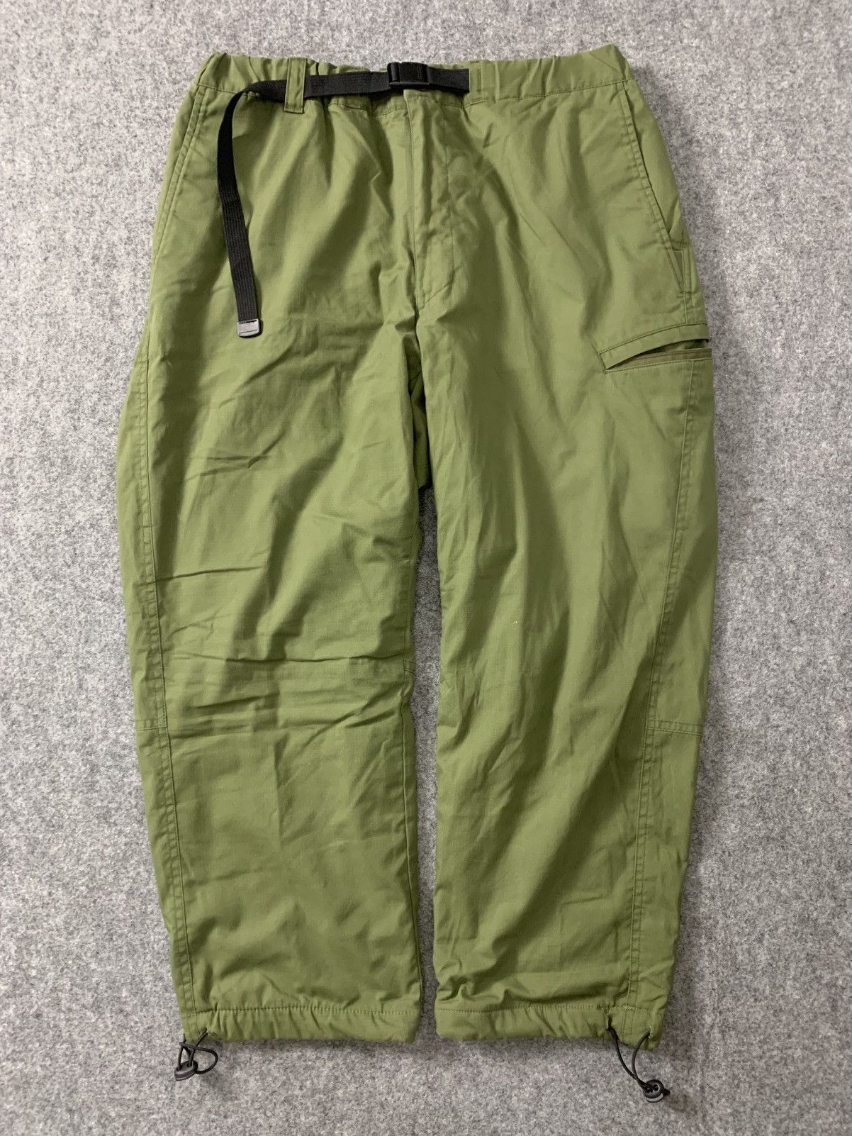 Japanese Brand × Uniqlo Vintage Green 'Uniqlo' Warm Linenpants Size US 30 / EU 46 - 1 Thumbnail