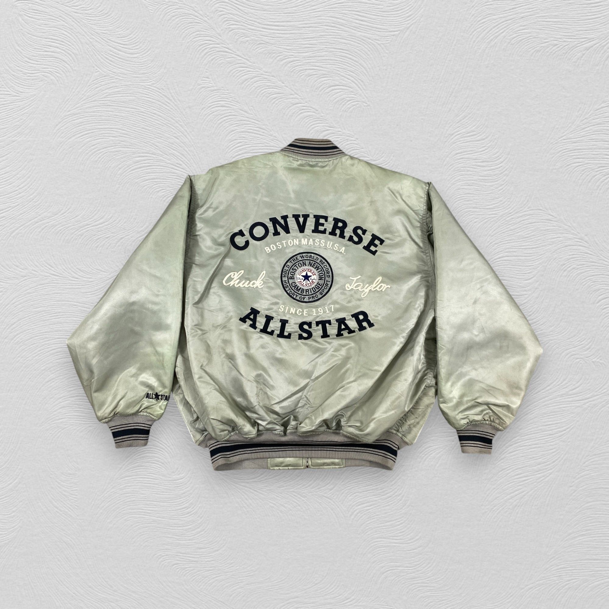 Converse VINTAGE CONVERSE BOMBER JACKET BIG LOGO -J308 Size US M / EU 48-50 / 2 - 1 Thumbnail