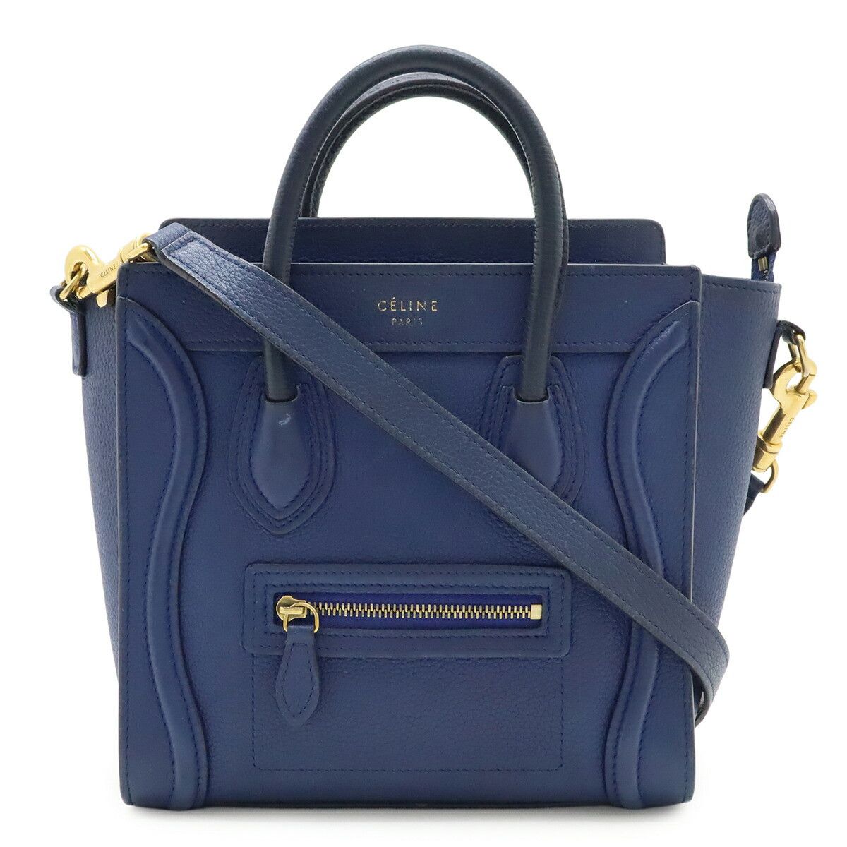 Celine Celine Celine Luggage Nano 2way Bag Leather Shoulder Bag 168243 DUTY FREE for USA Size ONE SIZE - 1 Thumbnail