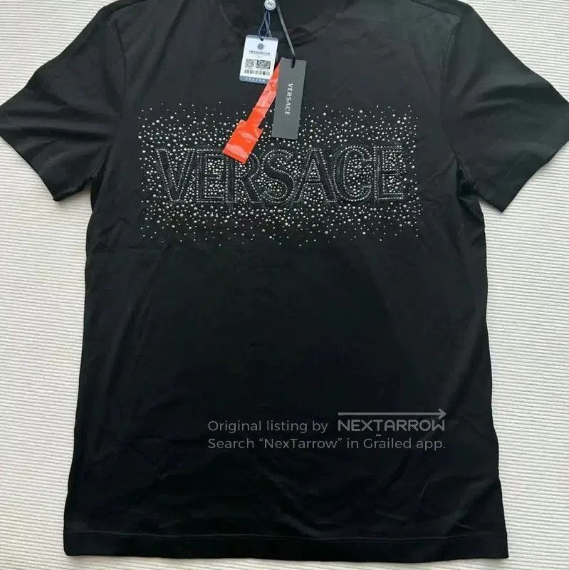 Versace Versace Black Logo Short Sleeve T-Shirt . Size US S / EU 44-46 / 1 - 3 Thumbnail