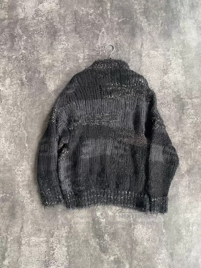 Saint Laurent Paris Saint Laurent Paris Black and Gold Blended Mohair Half Cre Size US XS / EU 42 / 0 - 2 Thumbnail