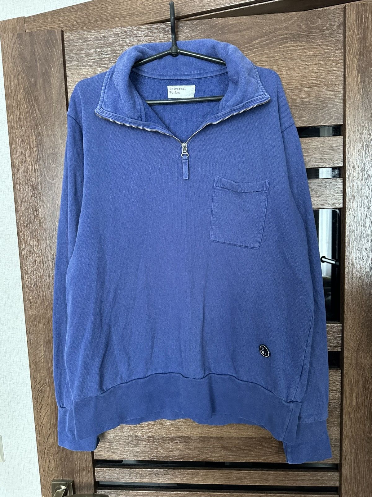 Universal Works Universal Works 1/3 Zip Pullover Sweatshirt Size US L / EU 52-54 / 3 - 1 Thumbnail