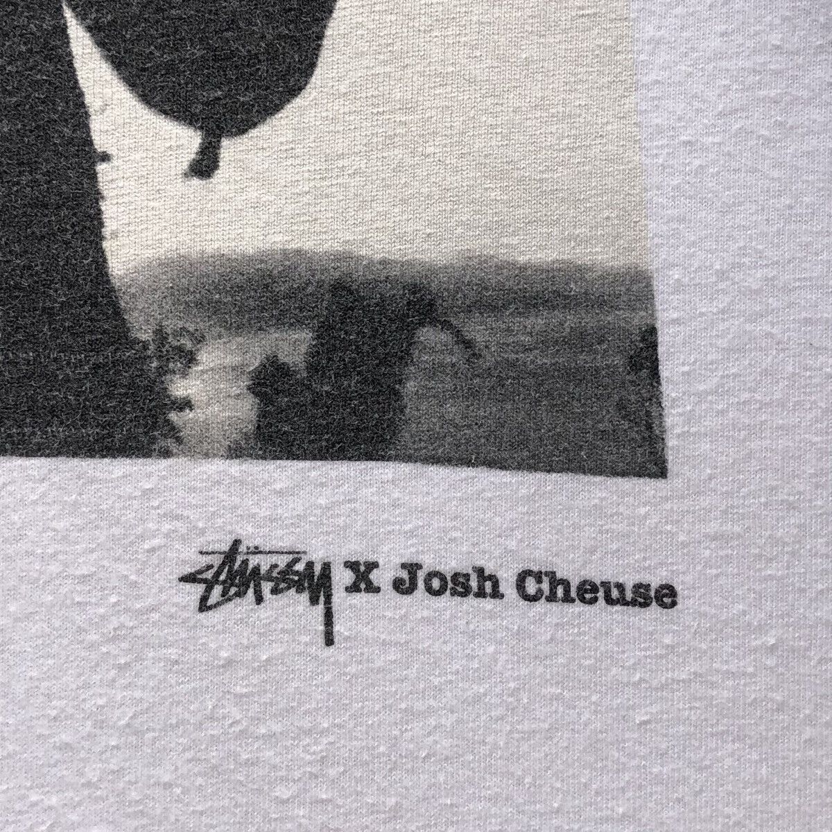 Stussy Vintage STUSSY x Josh Cheuse Photo White T-Shirt Size US M / EU 48-50 / 2 - 3 Thumbnail
