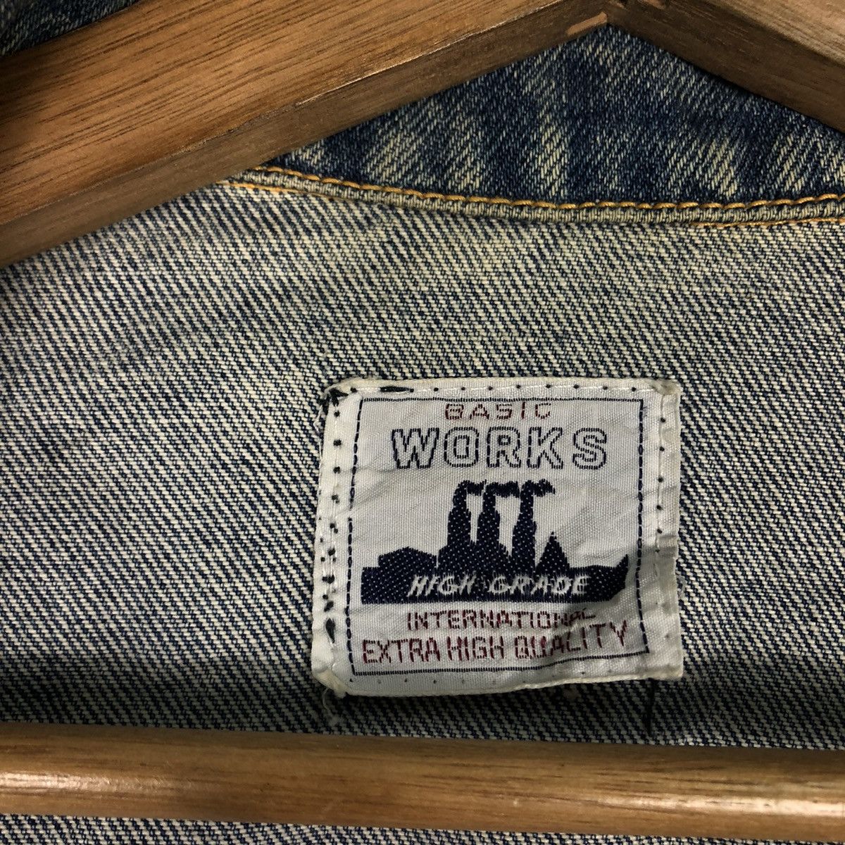Japanese Brand 🔥Vtg Trucker Denim Jacket Worker Wear Basic Union Made Size US M / EU 48-50 / 2 - 16 Thumbnail