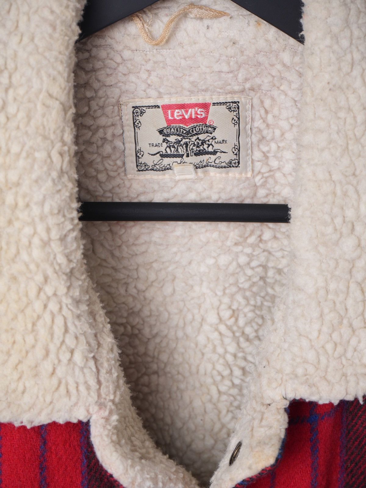 Levi's Vintage LEVIS Levi’s Wool Sherpa Jacket 70-80s Size US L / EU 52-54 / 3 - 3 Thumbnail