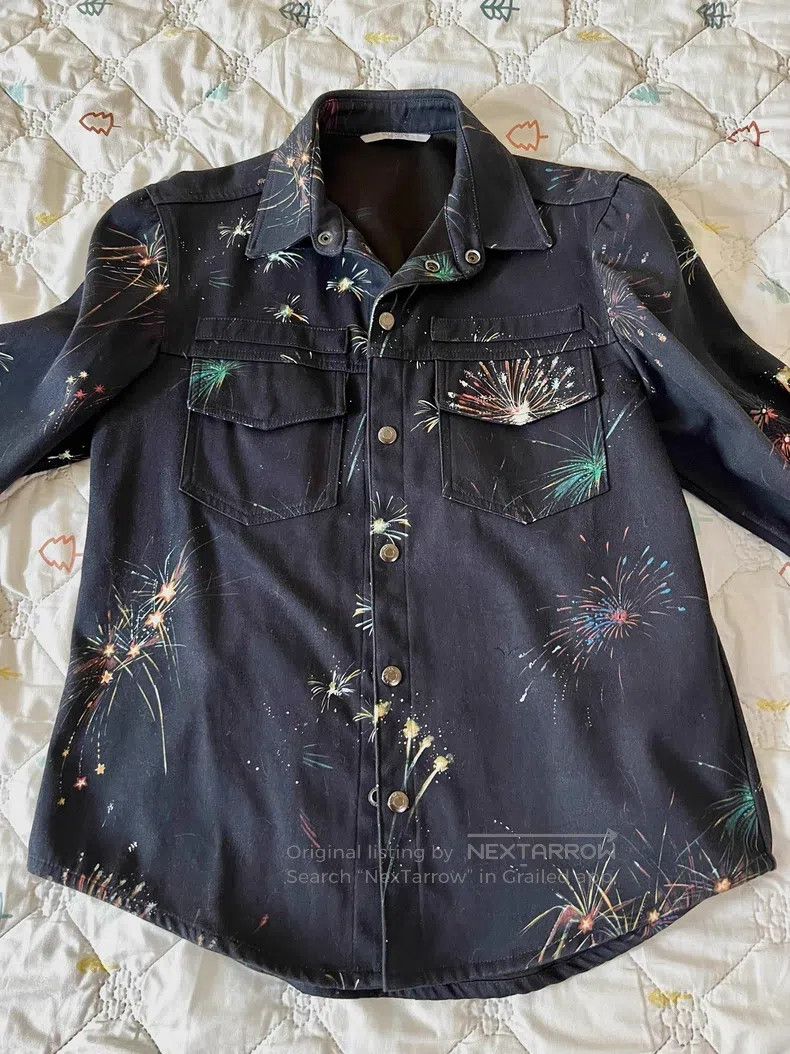 Valentino Valentino Classic fireworks printed jacket Size M / US 6-8 / IT 42-44 - 1 Thumbnail