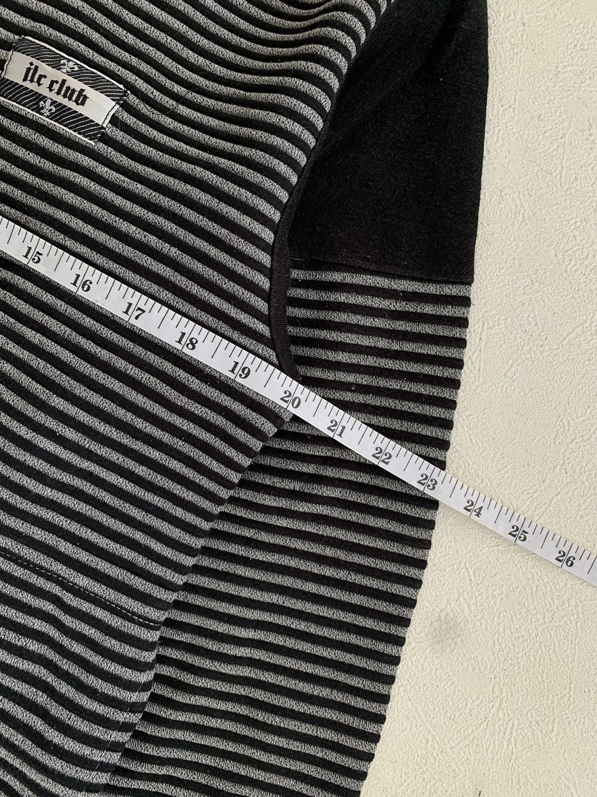Le Grande Bleu (L.G.B.) Y2K JLC CLUB STRIPE JAPANESE SWEATSHIRT IFSIX LGB STYLE Size US L / EU 52-54 / 3 - 3 Thumbnail