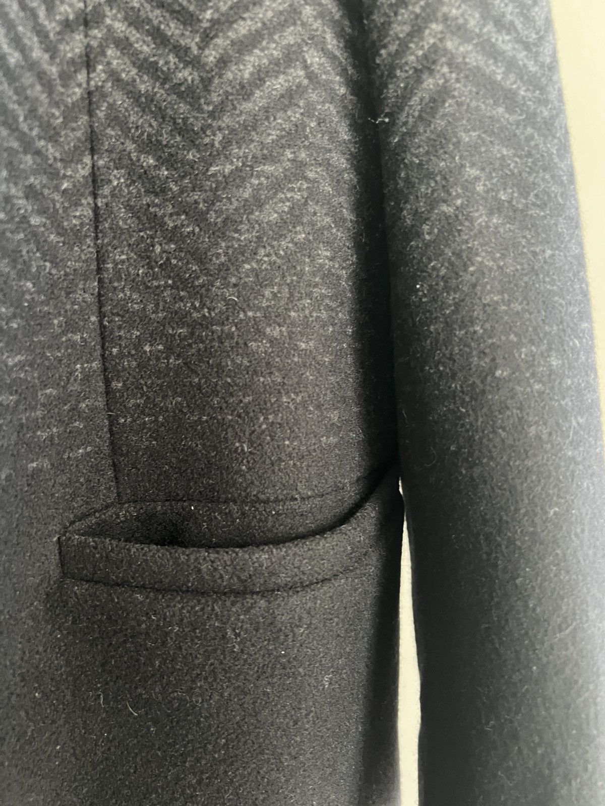 Neil Barrett Neil Barrett Ombre Herringbone Overcoat Size US M / EU 48-50 / 2 - 3 Thumbnail