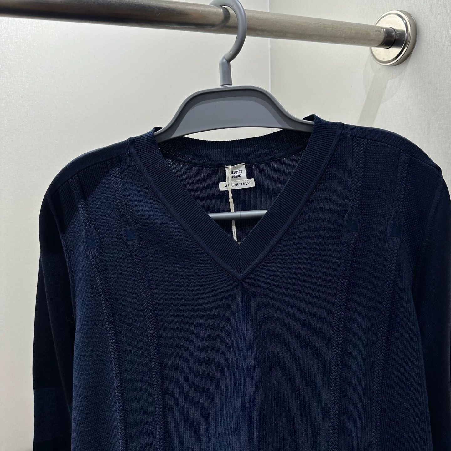 Hermes Hermes mar643 V-neck woven silk long sleeve 40 Size M / US 6-8 / IT 42-44 - 6 Thumbnail