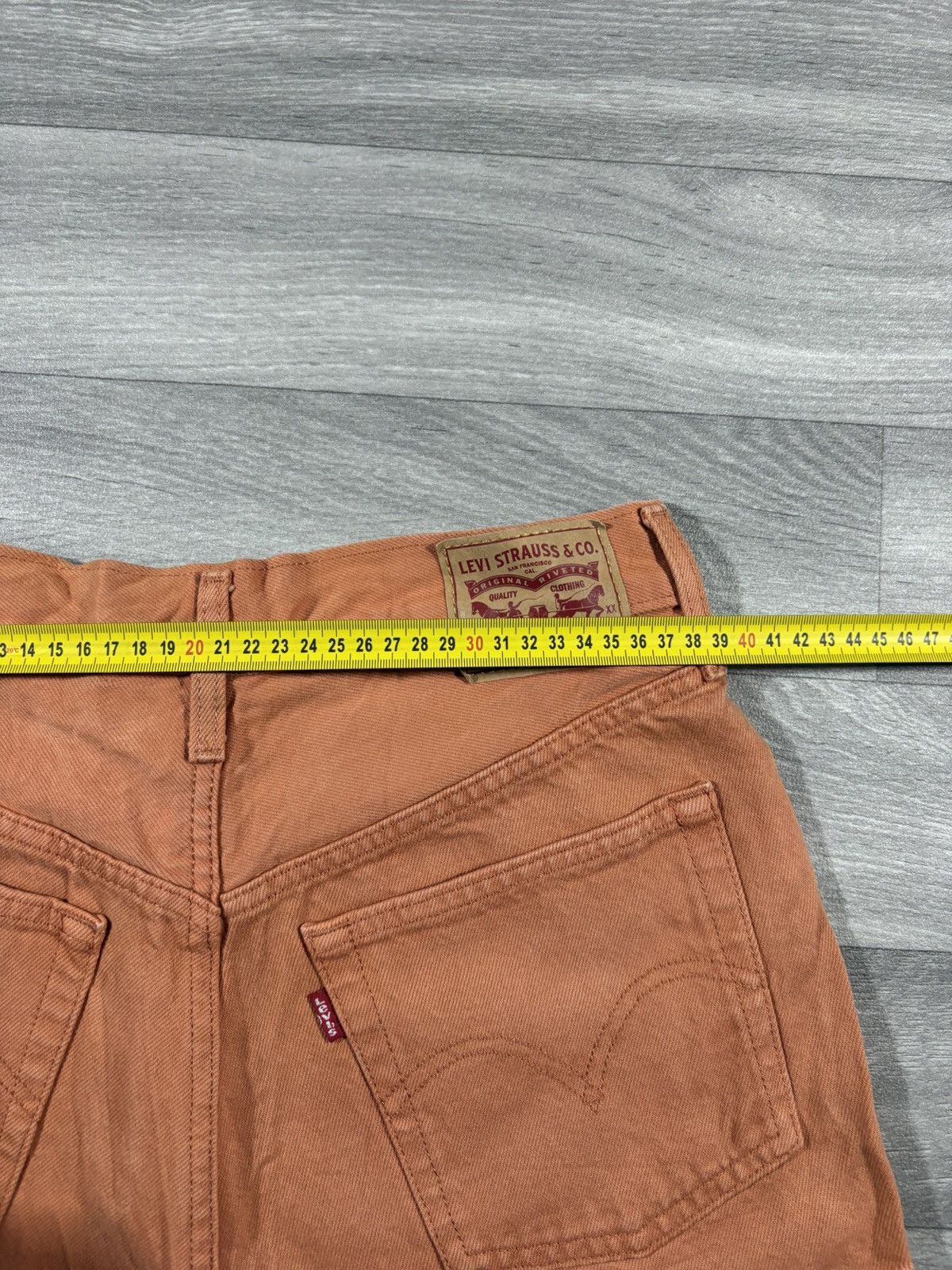 Levi's Short en jean Levi’s 501 - W28 - FR38 - Orange - Femme Size 27" / US 4 / IT 40 - 5 Thumbnail