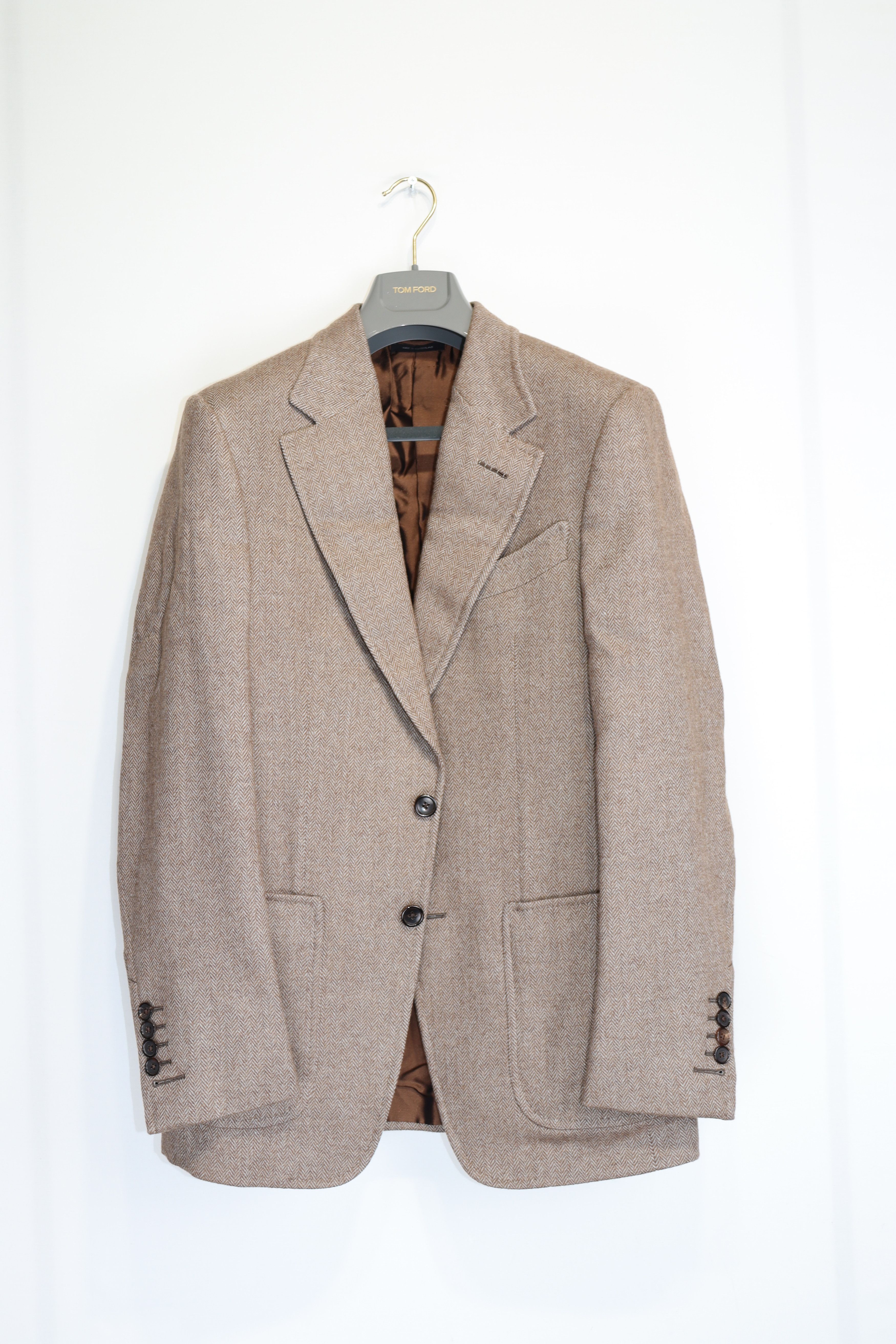Tom Ford o1rshd1 / mattan Blazer Jacket in Brown Size US S / EU 44-46 / 1 - 3 Thumbnail