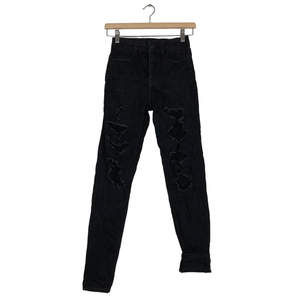 Japanese Brand 🔥RAFF SIMONS INSPIRE STYLE DESIGN DISTRESSED DENIM AMERICAN Size US 26 / EU 42 - 10 Thumbnail