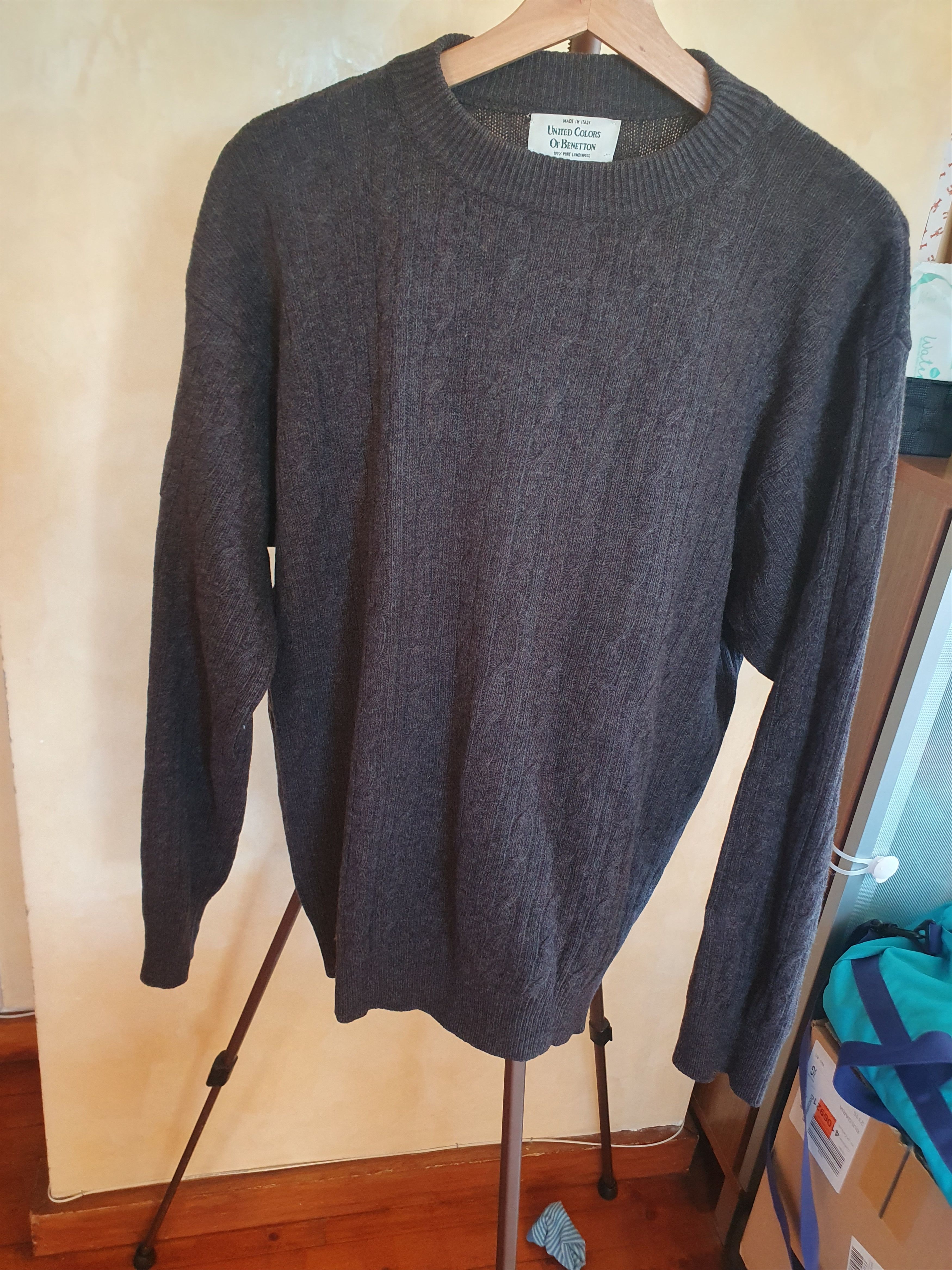 United Colors Of Benetton United Colors of Benetton 100% Lambs Wool Sweater L Size US L / EU 52-54 / 3 - 7 Thumbnail