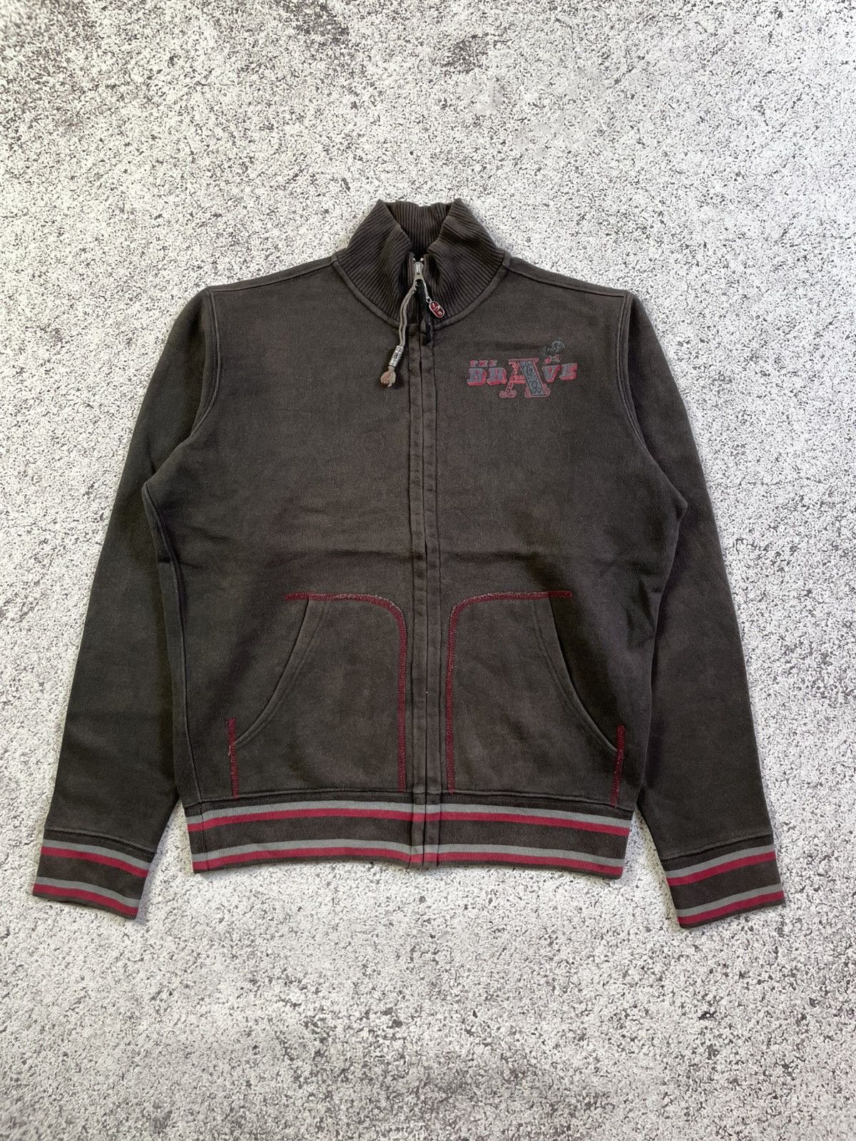 Diesel 2000s Diesel - Vkei Gothic Track Jacket Size US L / EU 52-54 / 3 - 5 Thumbnail