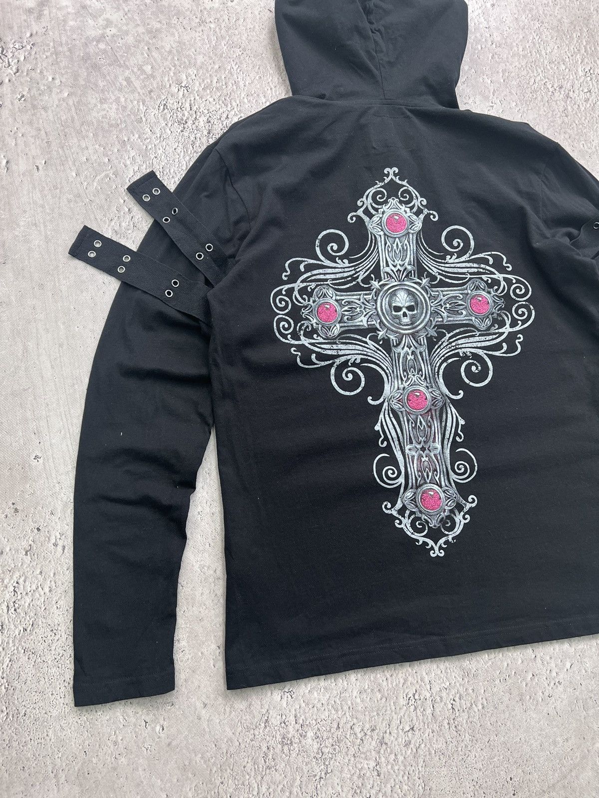 If Six Was Nine × Japanese Brand × Le Grande Bleu (L.G.B.) Japan LGB If Six Was Nine Style Black BUCKLE Hoodie Size US M / EU 48-50 / 2 - 8 Thumbnail