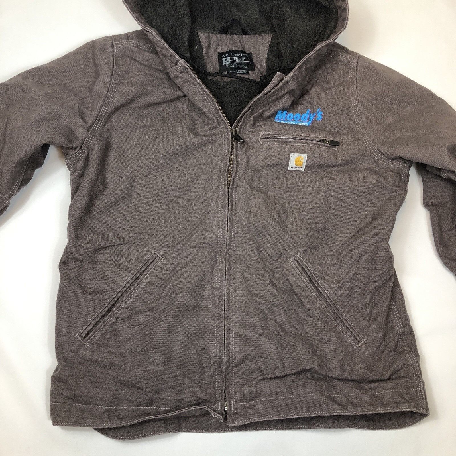Carhartt Carhartt Womens Washed Duck Canvas Loose Fit Jacket Size M / US 6-8 / IT 42-44 - 3 Thumbnail