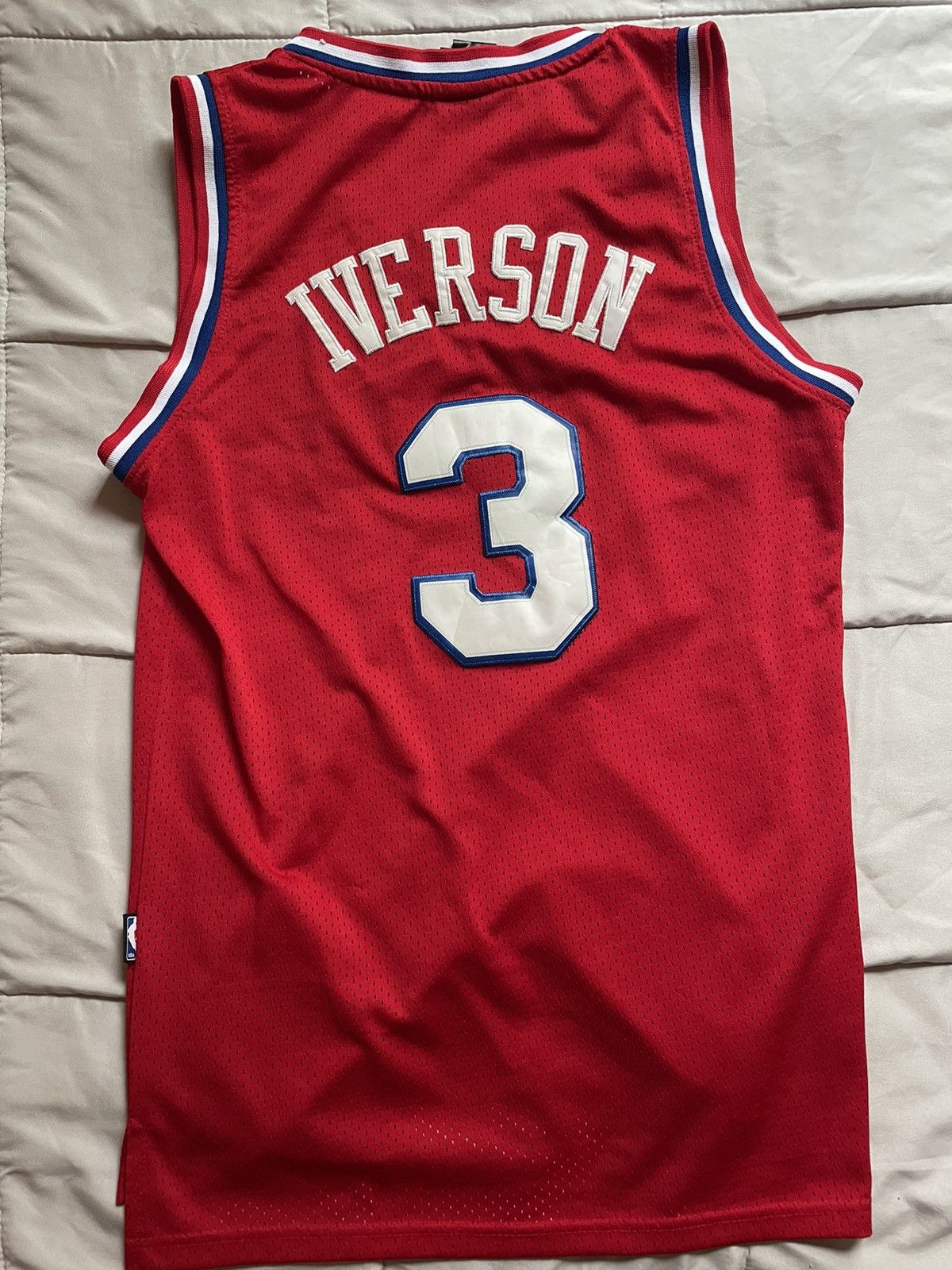 Reebok Vintage Allen Iverson Jersey (Rebook 10th Year Edition) Size US S / EU 44-46 / 1 - 6 Thumbnail