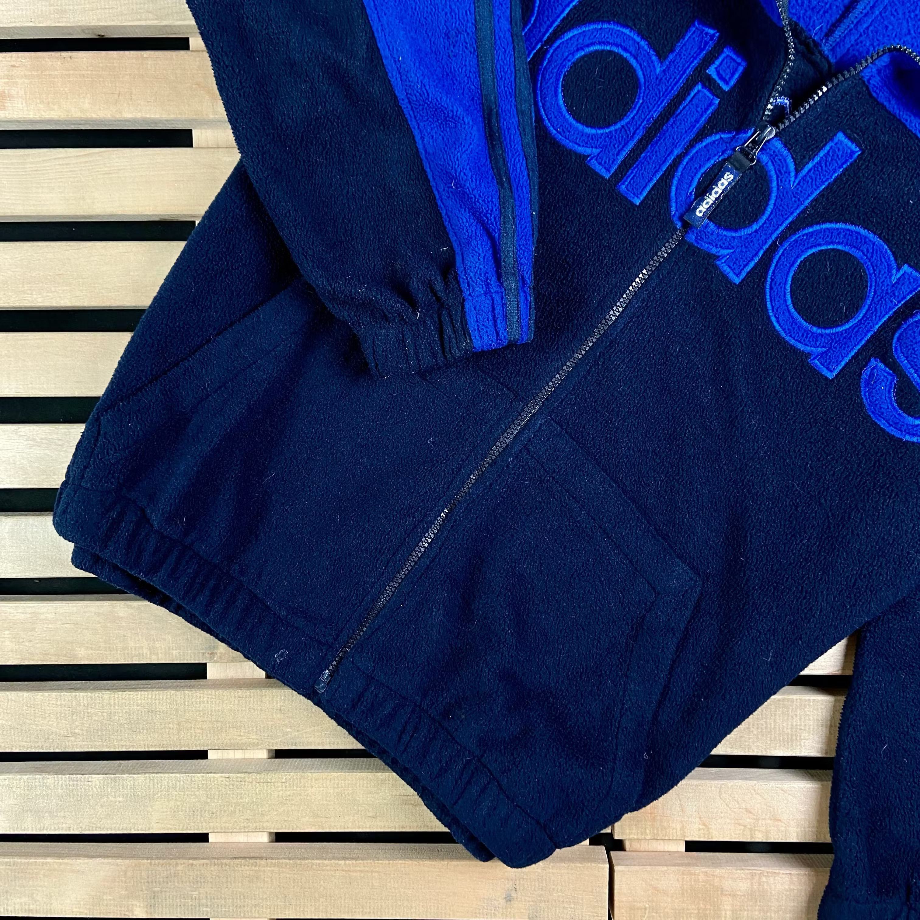 Adidas × Vintage Mens Fleece Jacket Adidas Originals Vintage Size XS Size US XS / EU 42 / 0 - 3 Thumbnail