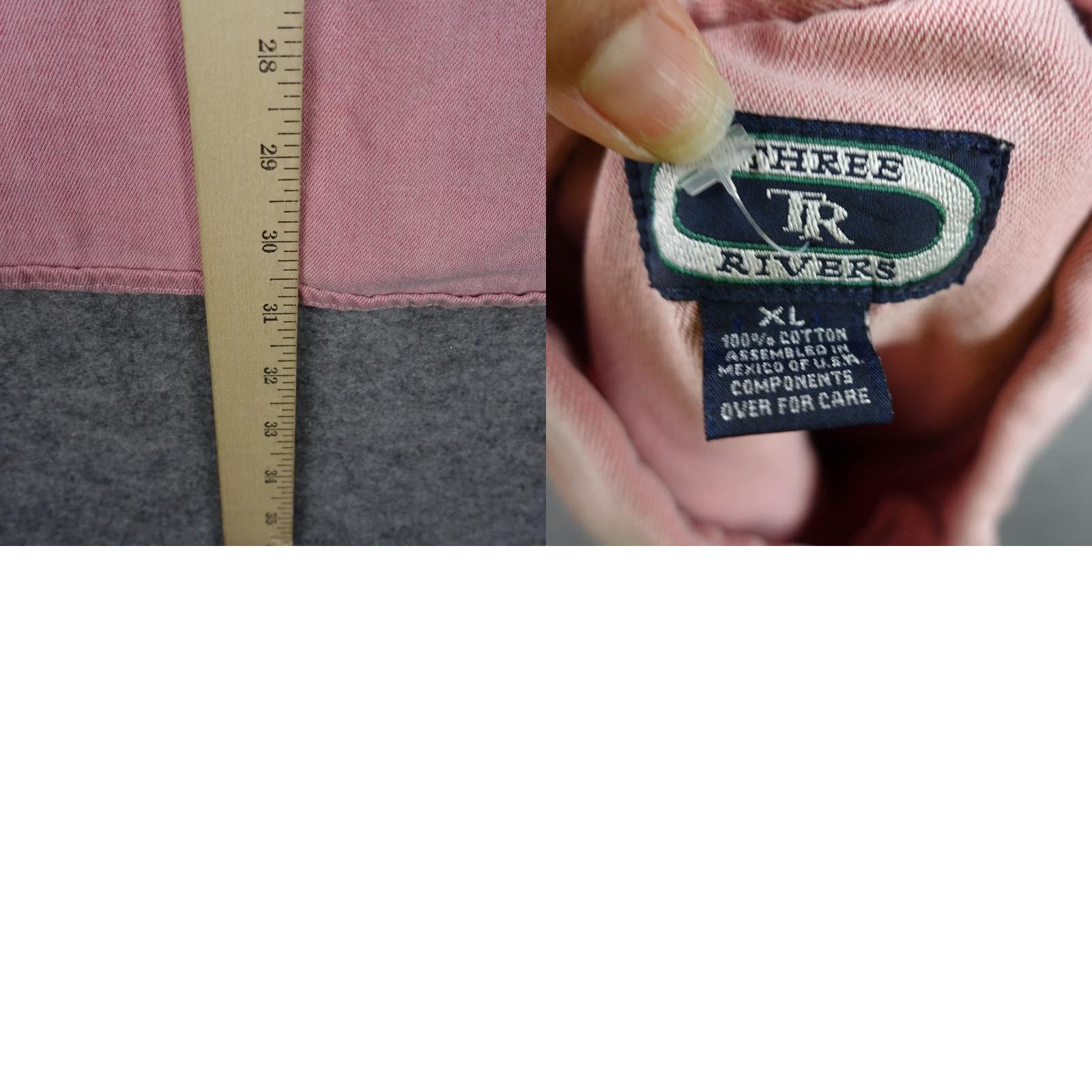 Vintage VINTAGE Three Rivers Shirt Mens XL Pink Twill Button-Down Long Sleeve Denim VTG Size US XL / EU 56 / 4 - 9 Thumbnail