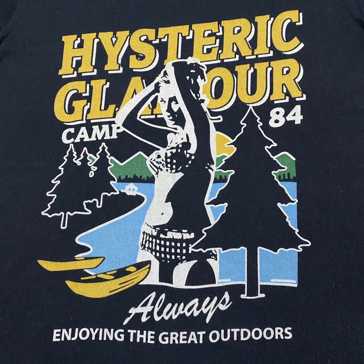 Hysteric Glamour Rare‼️🔥Hysteric Glamour Camp Outdoors T-Shirt Size XXS / US 00 / IT 34 - 6 Thumbnail