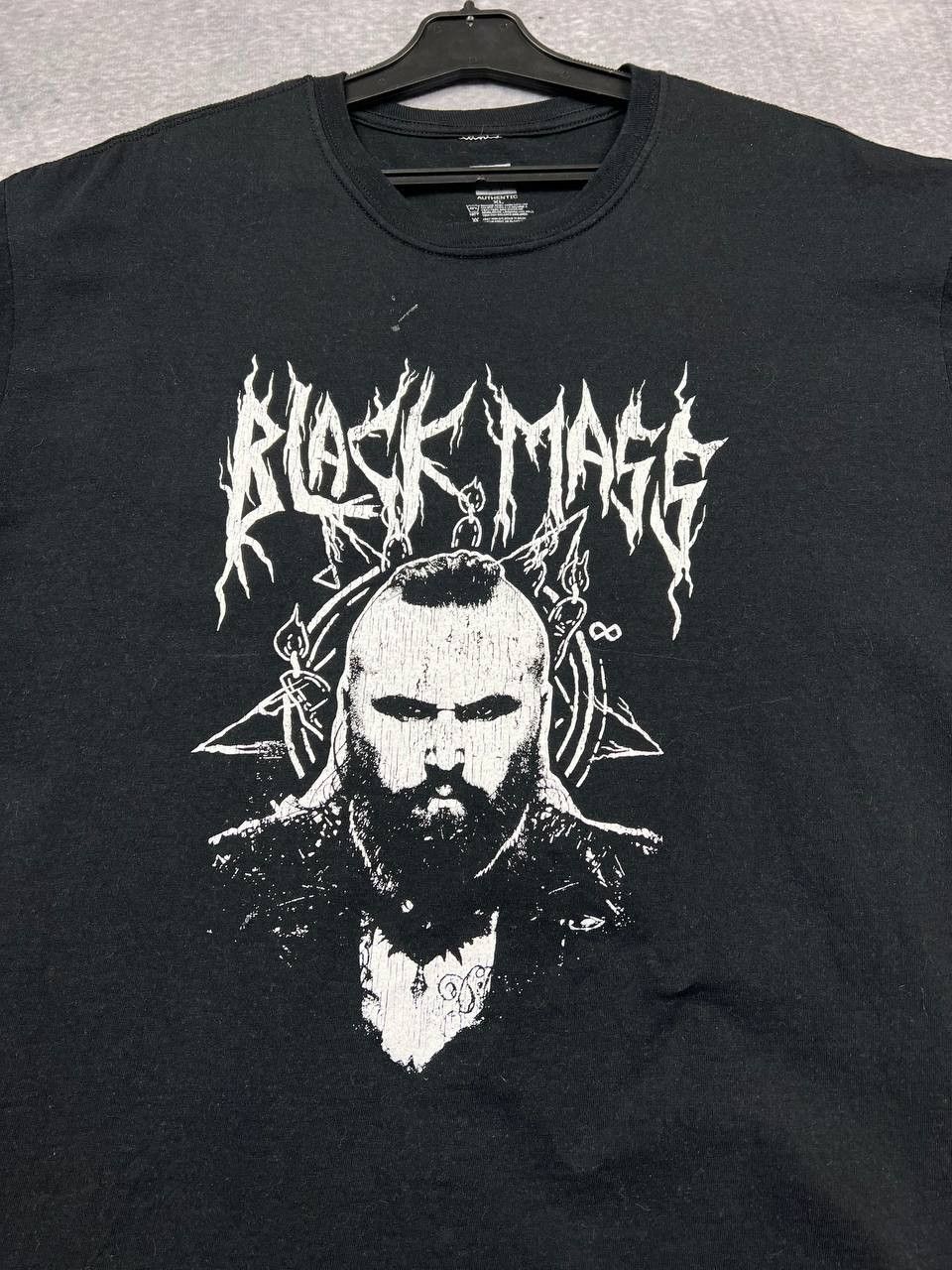 Band Tees × WWE × WWF wwe black mass wrestling merchendise tshirt xl Size US XL / EU 56 / 4 - 4 Thumbnail
