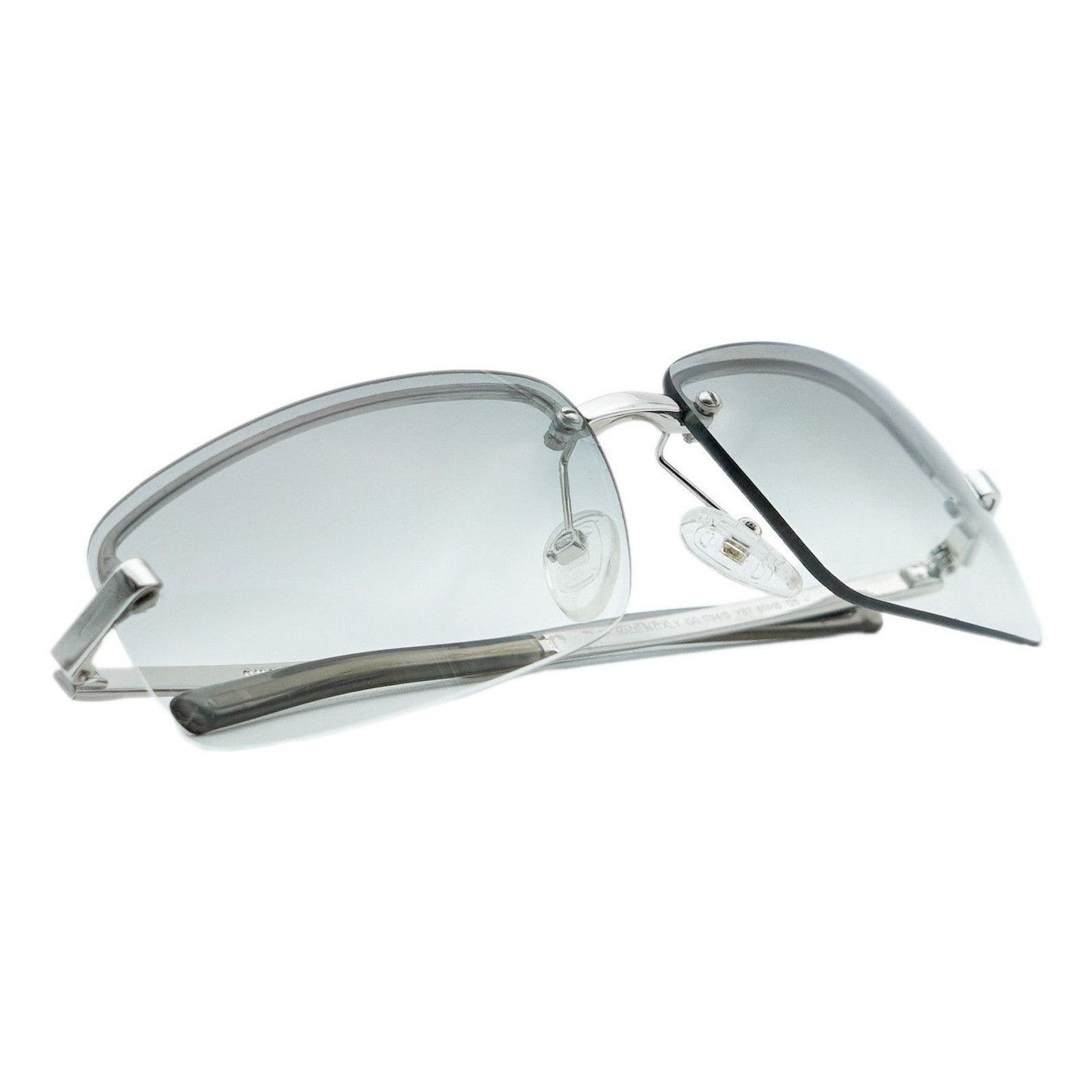 Gucci Gucci GG 1794/S Silver Rimless Rectangular Logo Sunglasses Size ONE SIZE - 9 Thumbnail