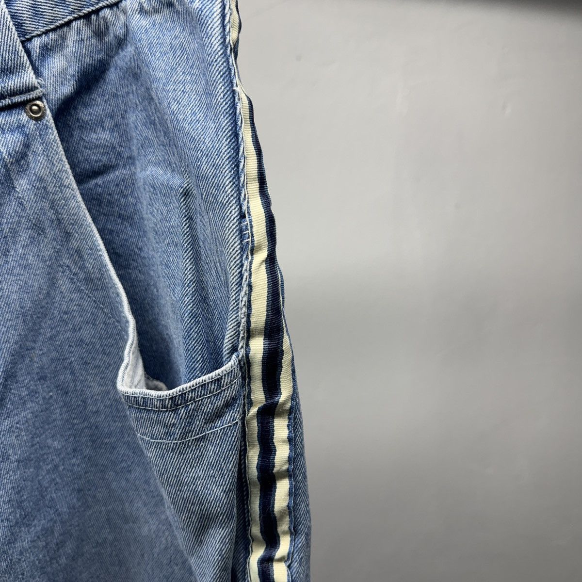 Vintage 90s Y2K Baggy Wide Leg Denim Jeans Jnco Skater ERD Grunge Size US 34 / EU 50 - 3 Thumbnail