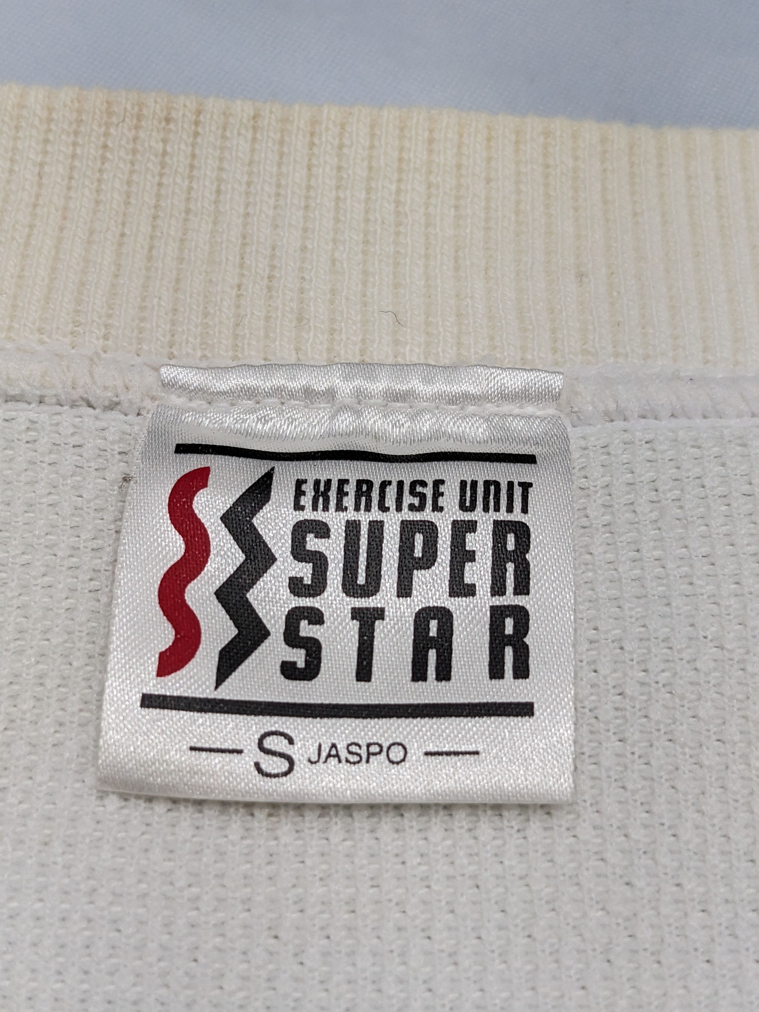 Mizuno Vintage Mizuno Super Star JASPO S White Crewneck Sweatshirt Size US S / EU 44-46 / 1 - 9 Thumbnail