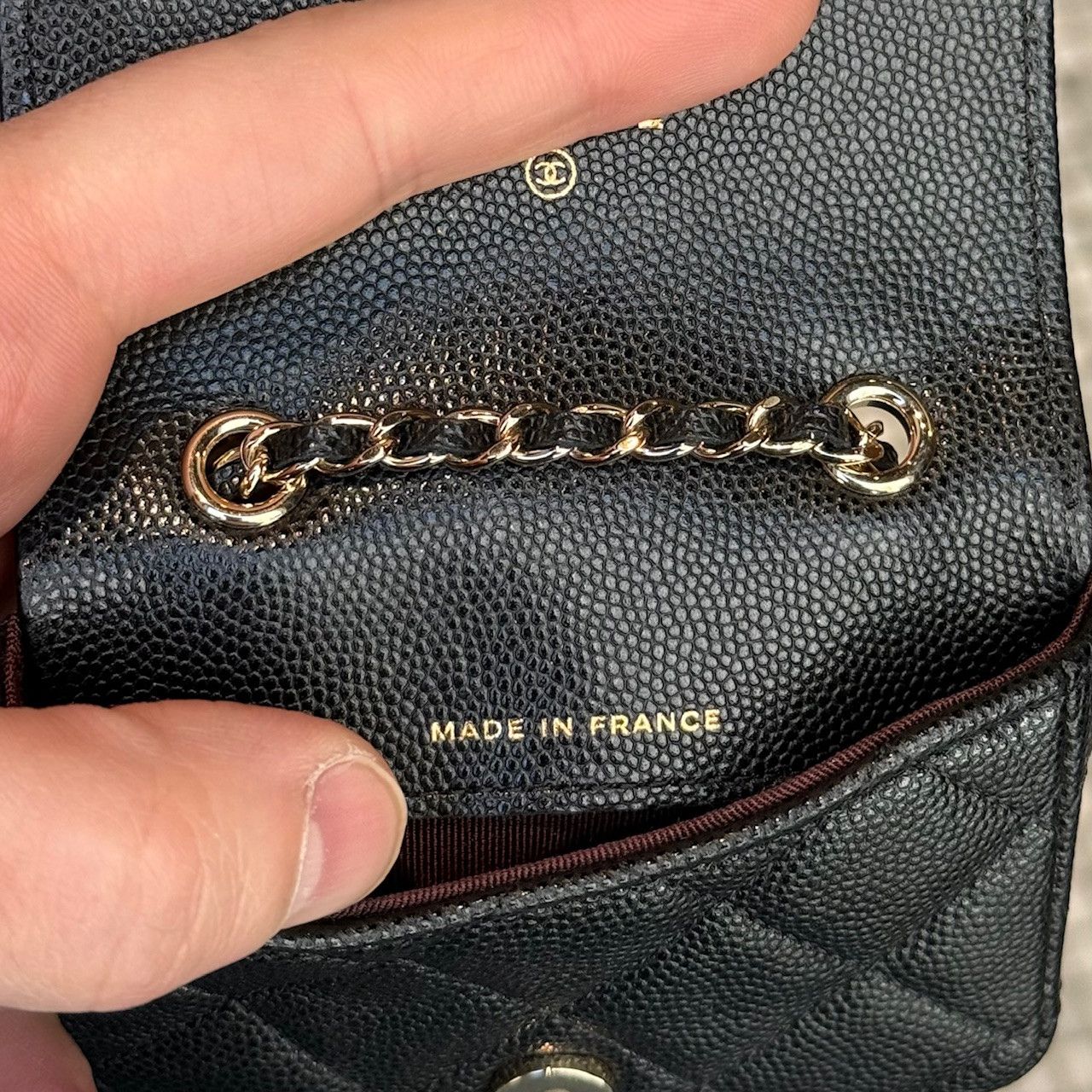 Chanel Chanel 2021 Black Caviar Mini Chain Belt Bag Size ONE SIZE - 11 Thumbnail