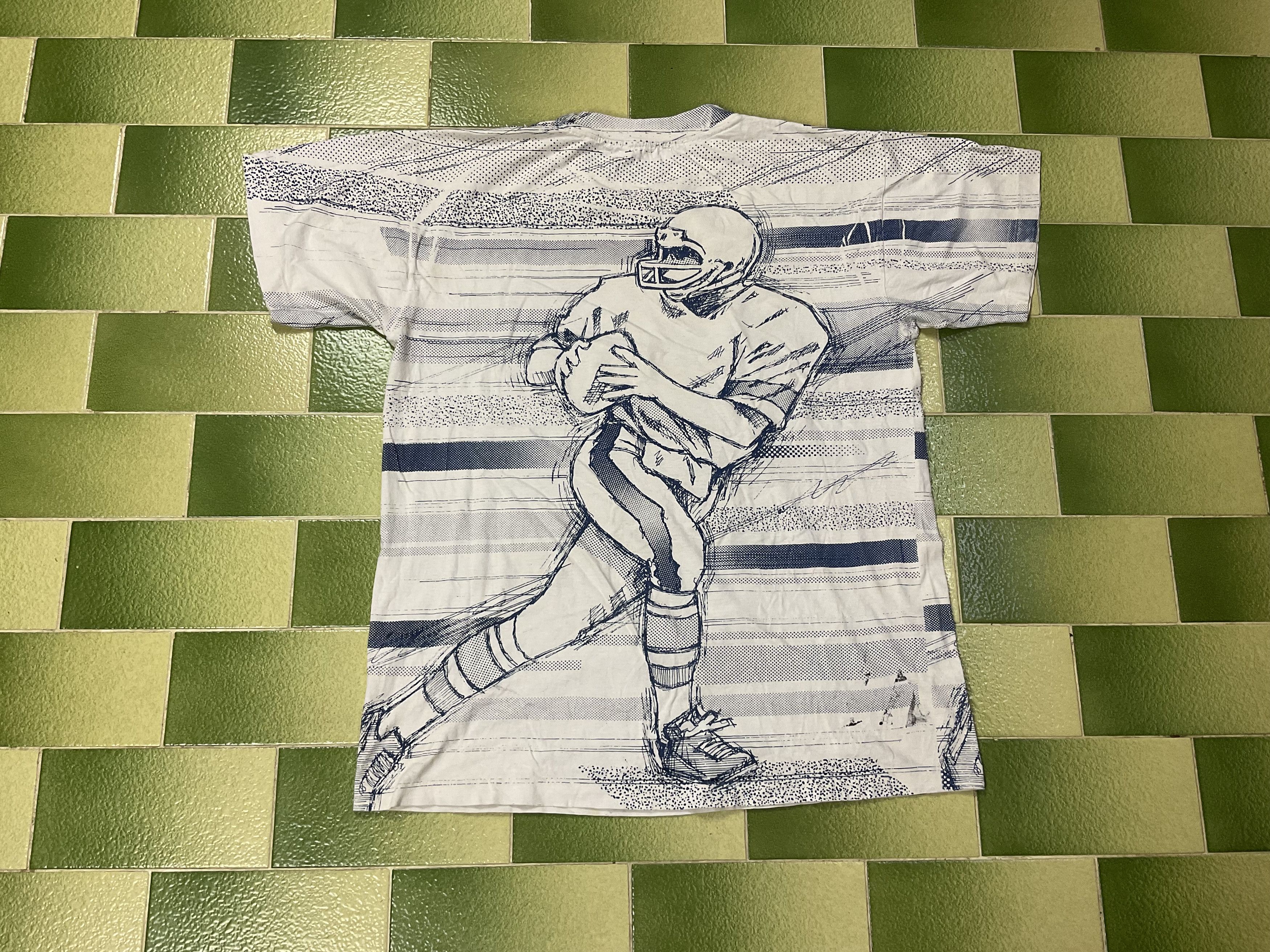 Vintage 90s Penn State Nittany Lions All Over Print T-Shirt
