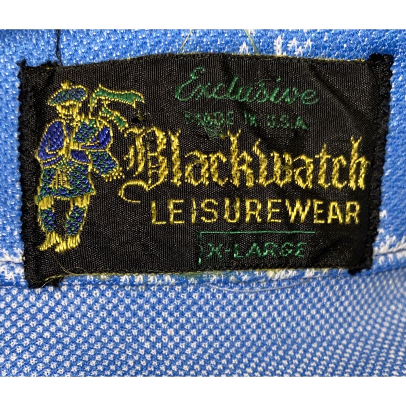 Vintage VINTAGE Blackwatch Leisurewear Mens Blue Long Sleeve Button Front Shirt XL Button-Up Regular Mens USA Made Size US XL / EU 56 / 4 - 2 Thumbnail