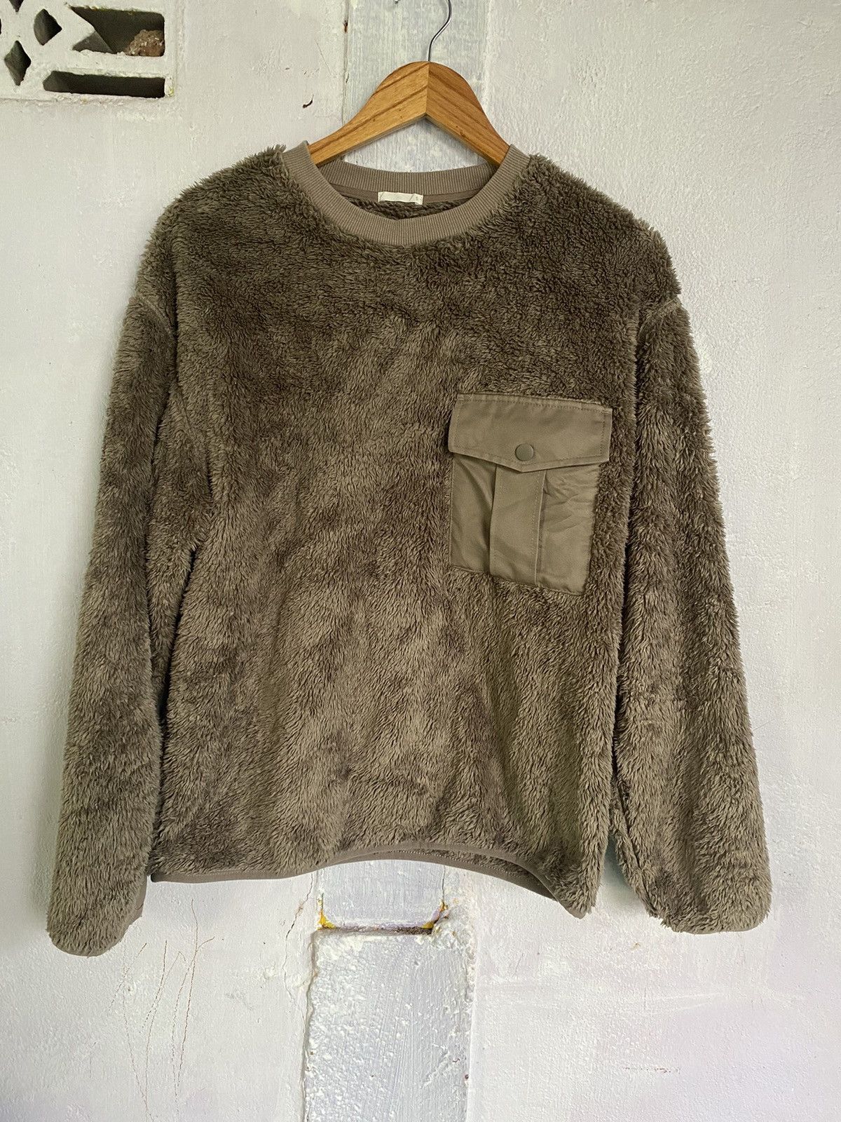 Japanese Brand Fleece GU Pullover Sweathirts