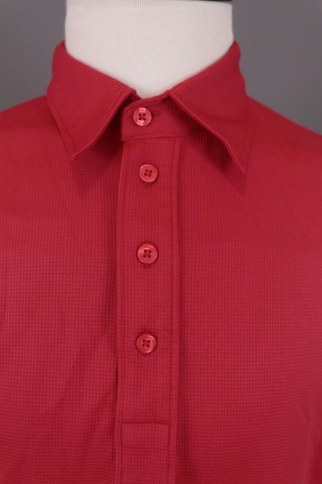 J.Lindeberg J.Lindeberg Red Sport Golf Short Sleeve Polo Shirt Size XL Size US XL / EU 56 / 4 - 4 Thumbnail
