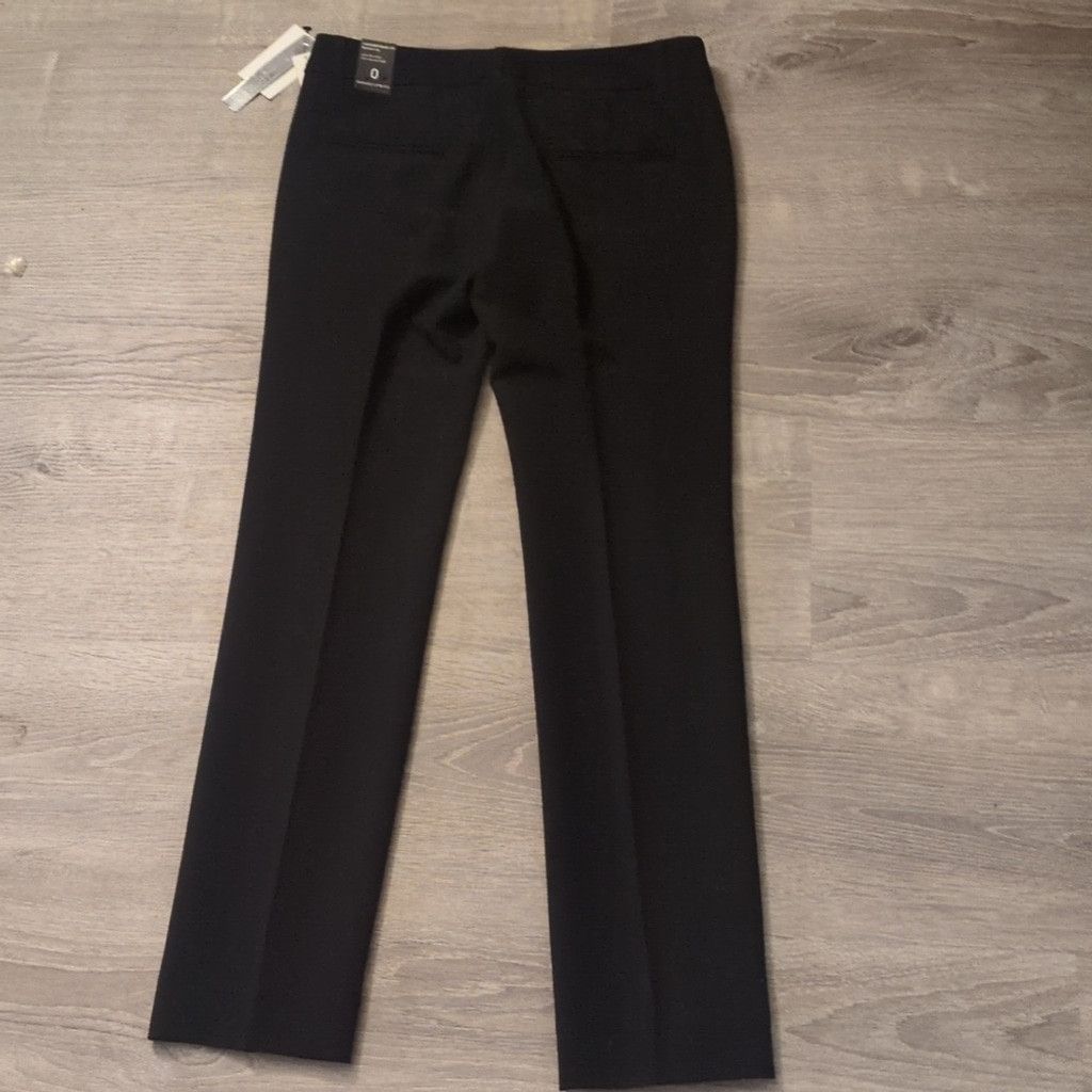 Other Amanda + Chelsea Black Contemp. Fit Narrow Leg Trousers Sz 0 Size 25" / US 0 / IT 36 - 7 Thumbnail