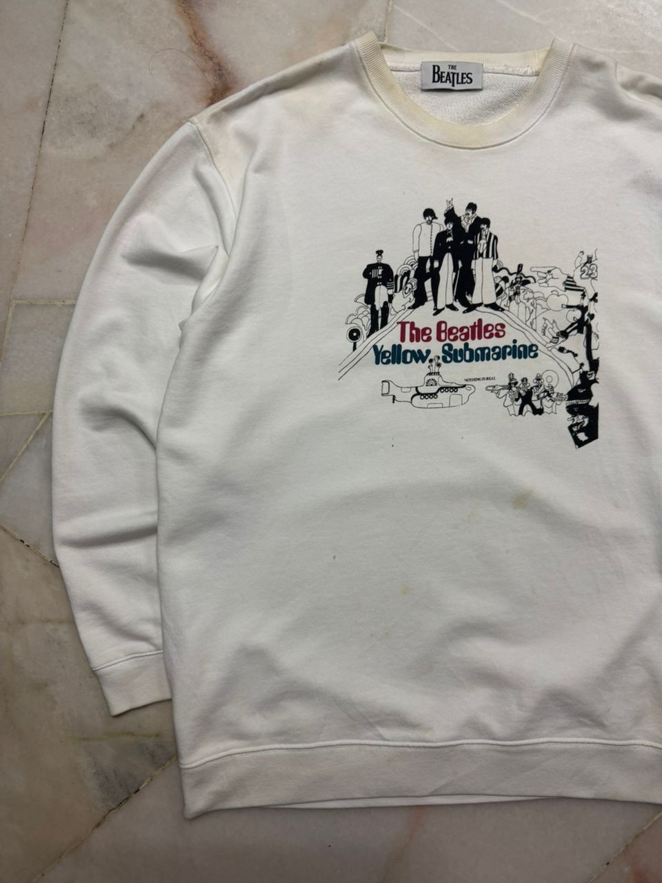 Rap Tees The Beatles Yellow Submarine Sweatshirt Promo Subafilms Size US L / EU 52-54 / 3 - 3 Thumbnail