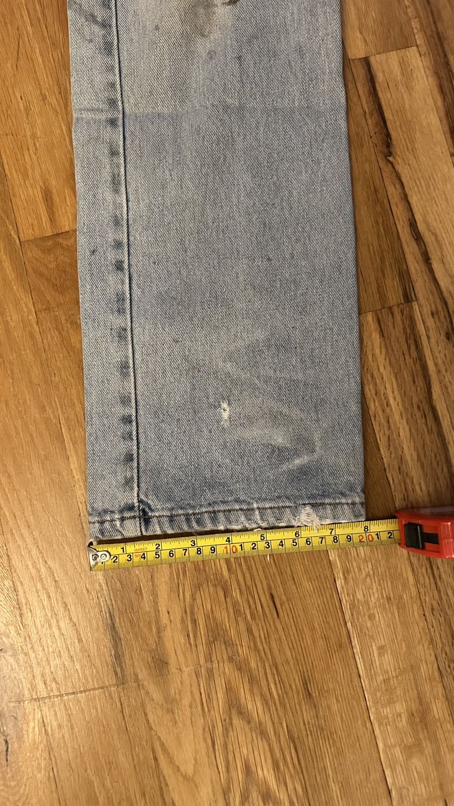 Levi's Vintage Clothing × Vintage Vintage oil stained Levi’s 505 Size US 30 / EU 46 - 4 Thumbnail