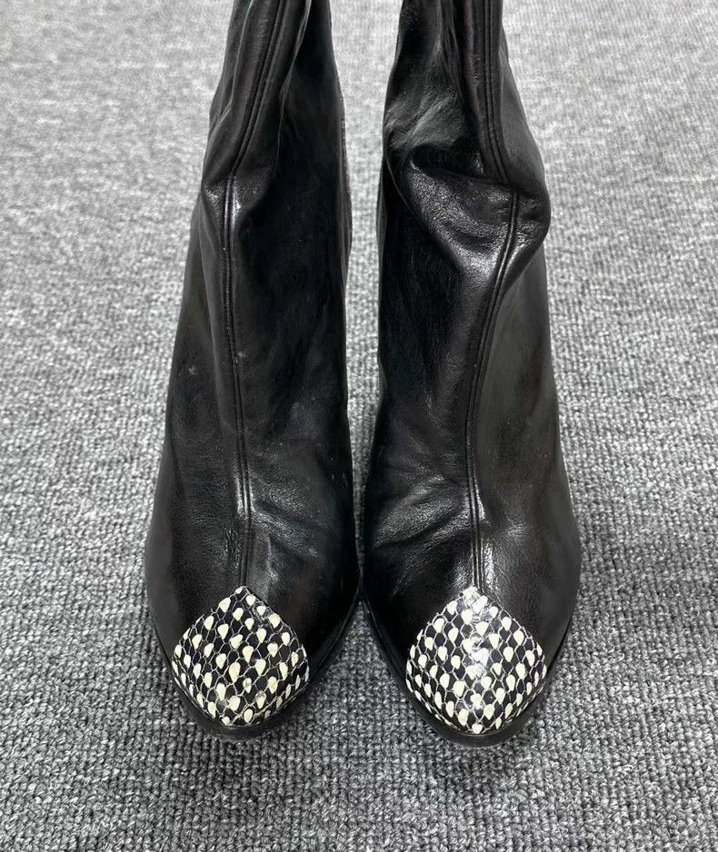 Givenchy Givenchy Rare Leather High Heel Boots Size US 6.5 / IT 36.5 - 1 Thumbnail