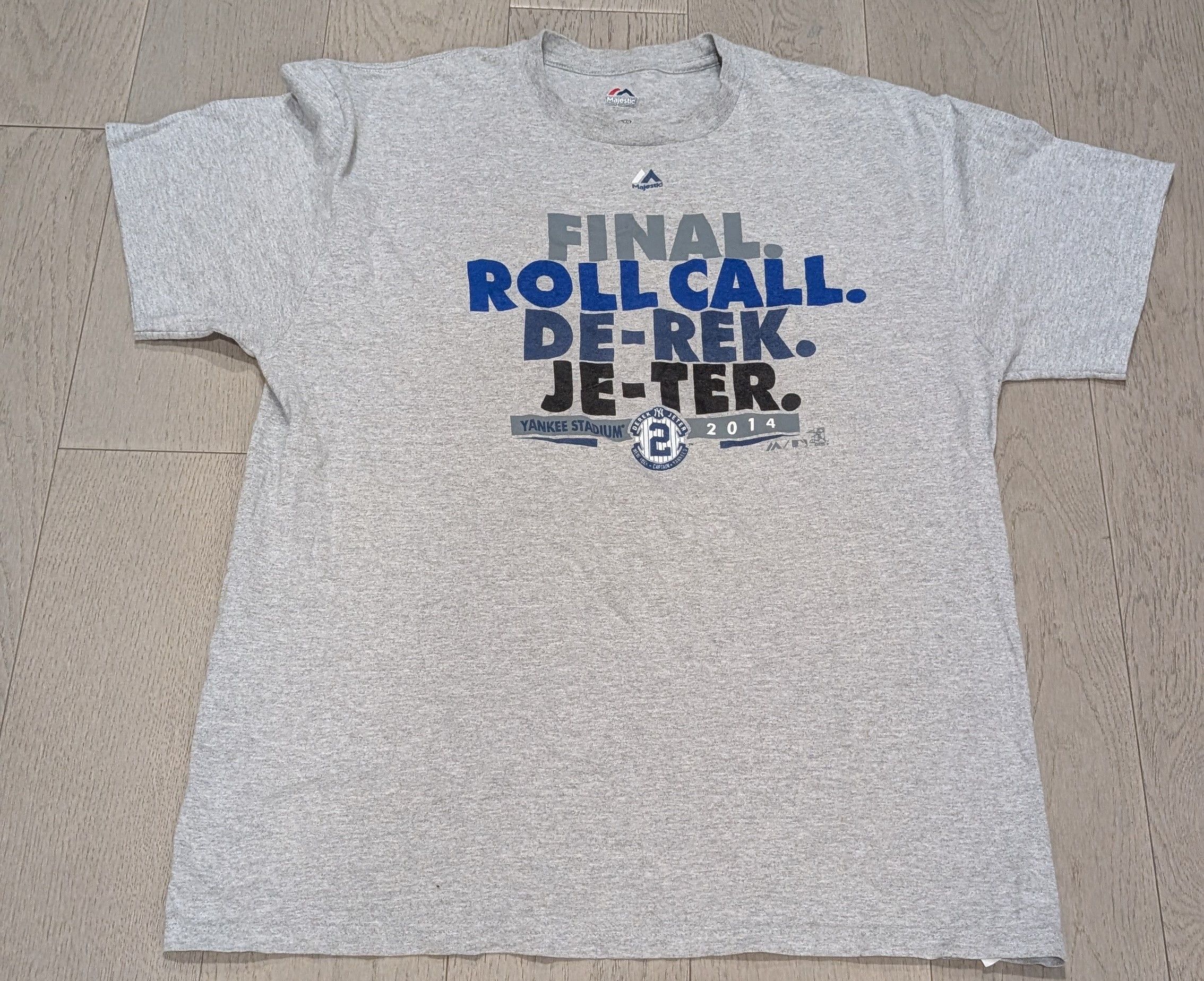 Majestic Retro Majestic Deter Jeter New York Yankee T-Shirt Size US XL / EU 56 / 4 - 1 Thumbnail