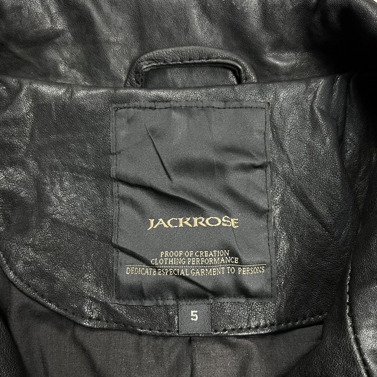 Jackrose riders leather jacket double zipper