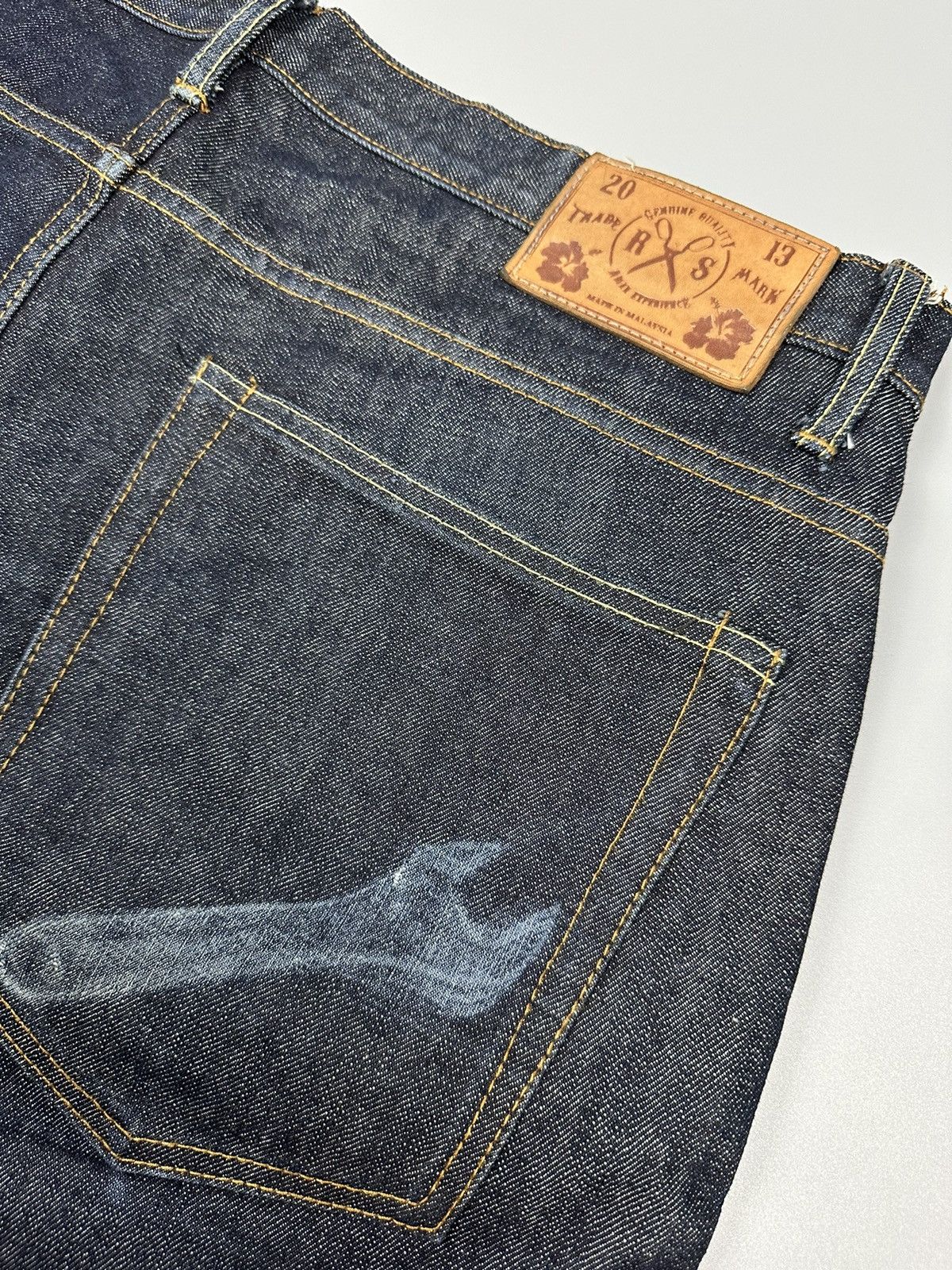 Designer Vintage Selvedge Denim Wrench Pocket Design Size US 40 / EU 56 - 9 Thumbnail
