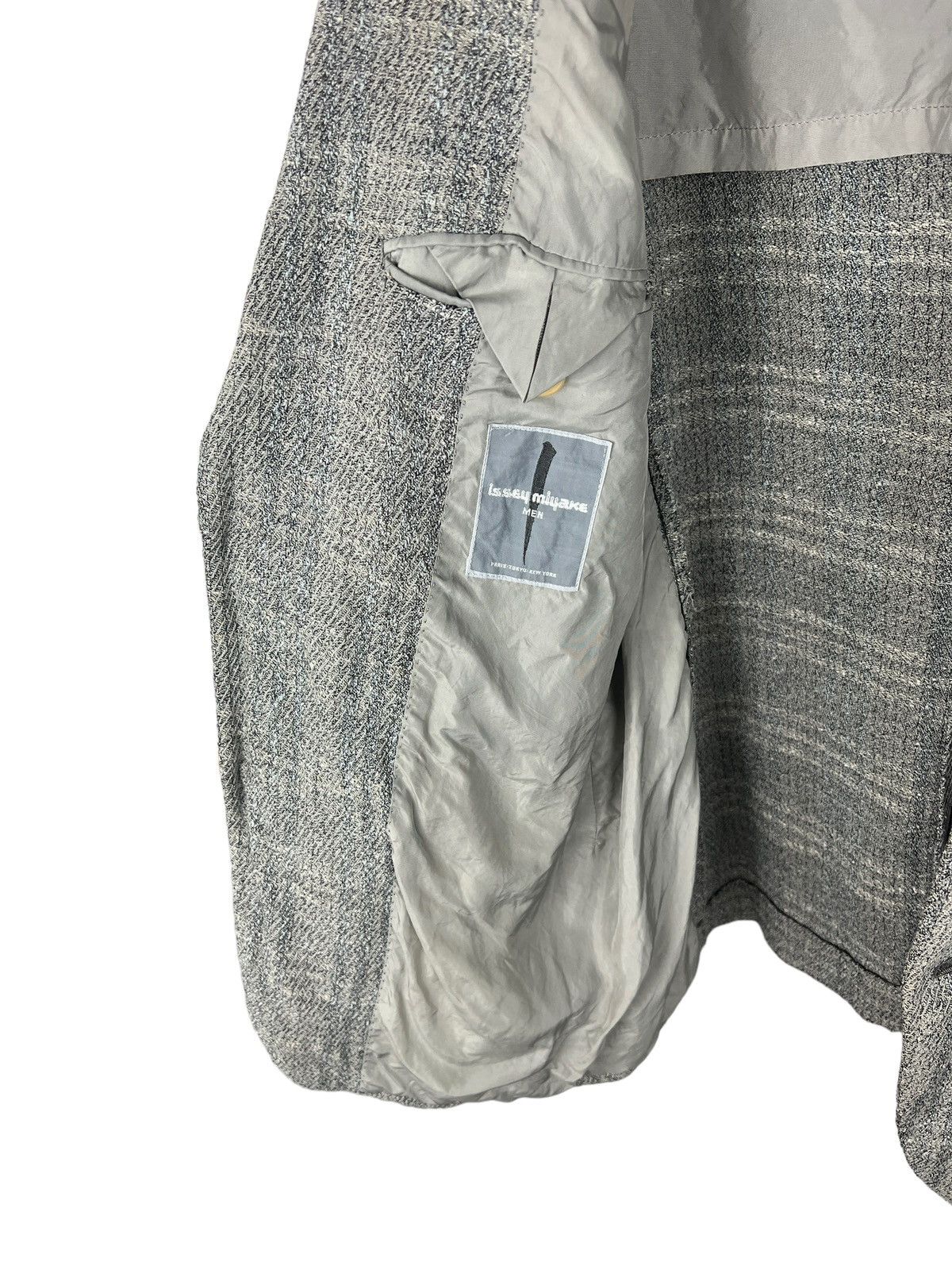 Issey Miyake Vintage Issey Miyake Men Knit Pattern Blazer Size US M / EU 48-50 / 2 - 12 Thumbnail