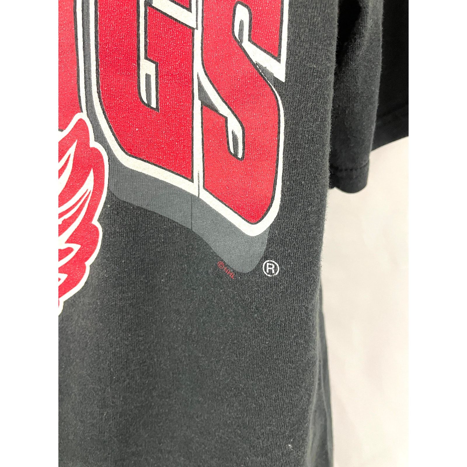CSA VTG Detroit Red Wings NHL Shirt L 1990's Black Hockey Sports Size US L / EU 52-54 / 3 - 5 Thumbnail