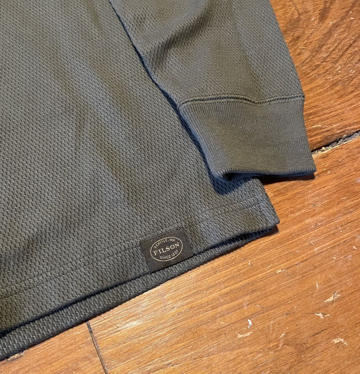 Filson Filson BNWT thermal waffle long sleeve sweater olive green Size US S / EU 44-46 / 1 - 2 Thumbnail