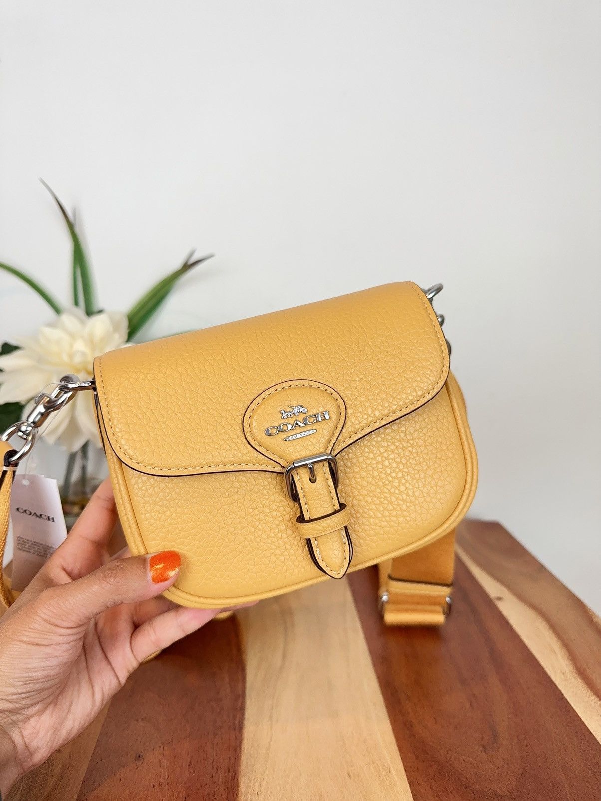 Coach NWT Coach Amelia Small Saddle Bag Size ONE SIZE - 2 Thumbnail