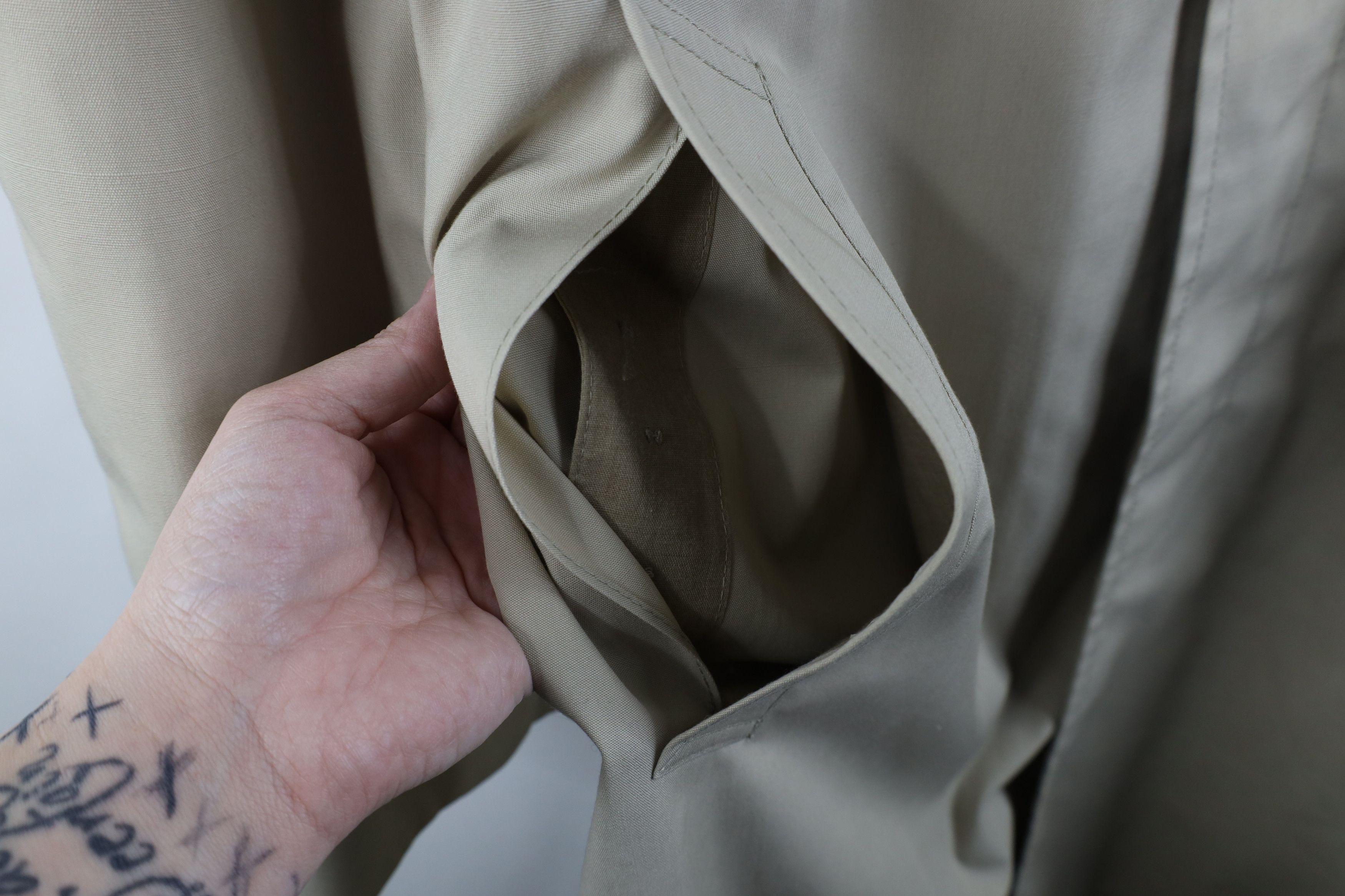 Vintage Vintage 70s Streetwear Button Trench Coat Rain Jacket USA Size US XL / EU 56 / 4 - 5 Thumbnail