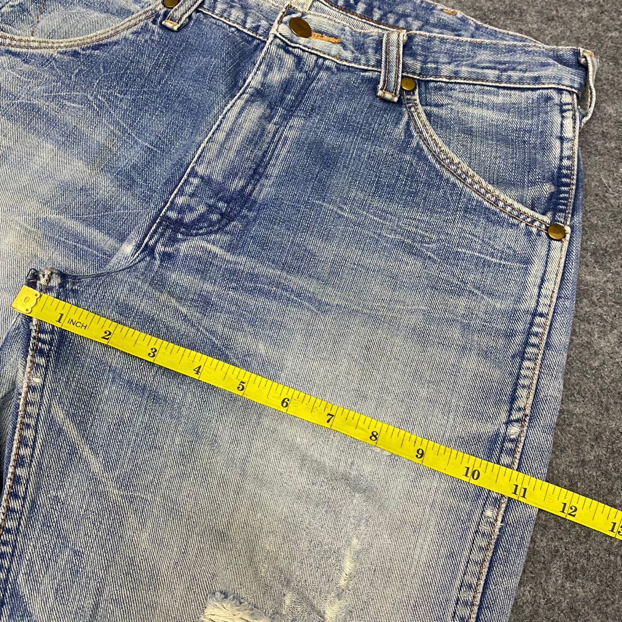 Wrangler Vintage 80s Wrangler Distressed Denim Size US 31 - 6 Thumbnail