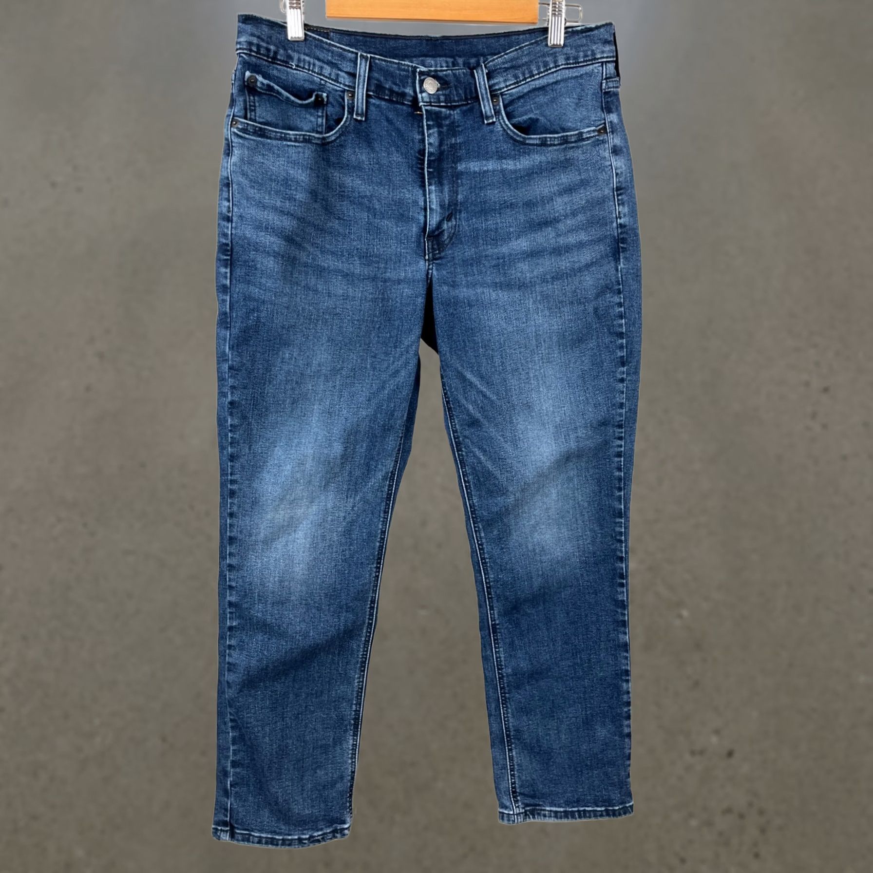 Levi's Levi's Jeans Mens 33x30 Athletic Fit 541 Blue Denim Straight Leg Regular Size 33 Mens Jeans Blue Cotton 5-Pocket Size US 33 - 1 Thumbnail